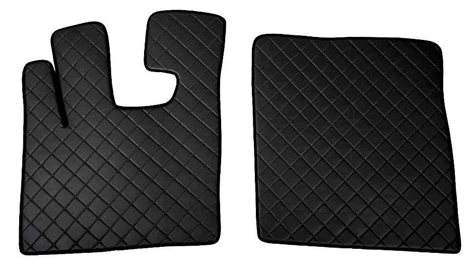 Coppia tappeti in Skeentex - Nero - compatibile per Daf XF 105 (02/04>12/14)