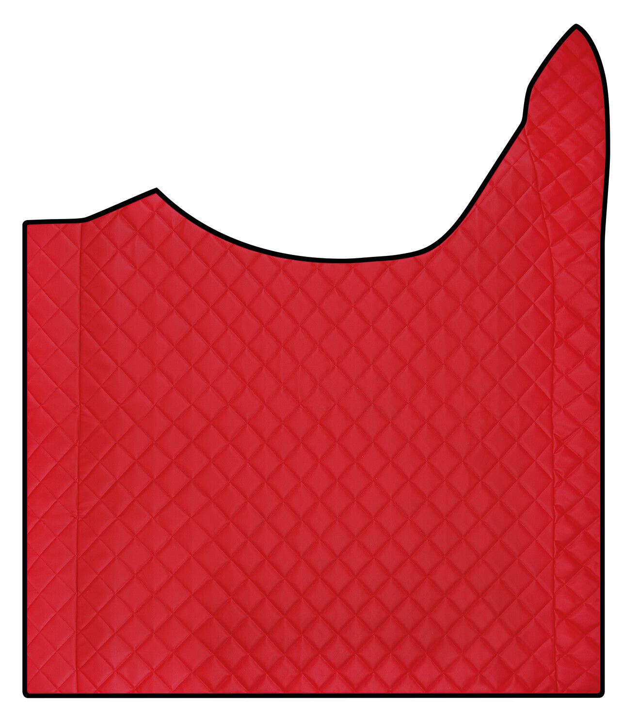 Tappeto centrale in Skeentex - Rosso - compatibile per Daf XG (06/21>) - Daf XG+ (06/21>)