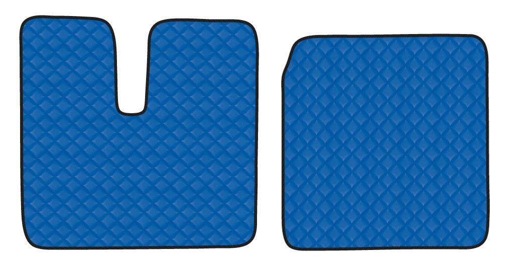 Coppia tappeti in Skeentex - Blu - compatibile per Man TGA (03/99>05/10) cabina larga