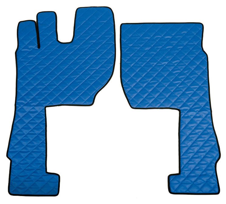Coppia tappeti in Skeentex - Blu - compatibile per Volvo FH Serie 4 (09/12>05/21) - Volvo FH Serie 5 (06/21>) - Volvo FH Aero (01/24>) automatico