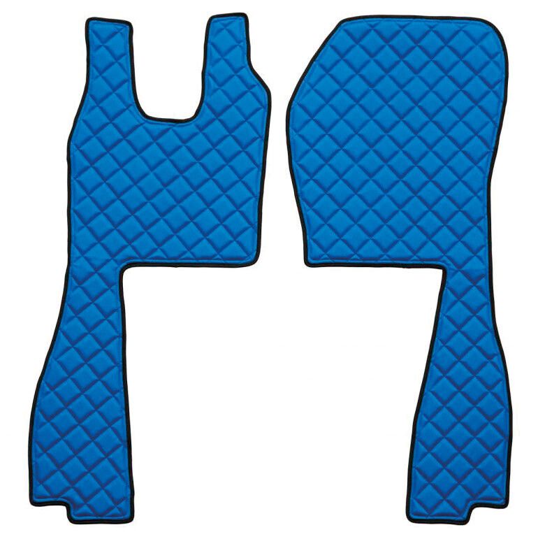 Coppia tappeti in Skeentex - Blu - compatibile per Scania R Serie 6 (09/09>08/13) sedile pass. pneumatico