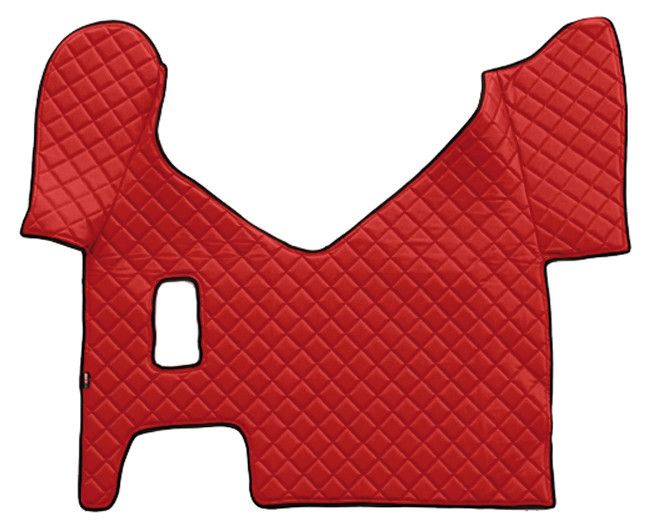 Tappeto centrale in Skeentex - Rosso - compatibile per Iveco Stralis (08/02>12/12) manuale, cabina larga - Iveco Stralis (07/12>12/19) manuale, cabina larga - Iveco Stralis Hi-Way (07/12>08/16) manua