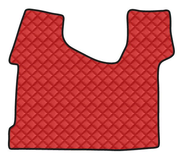 Tappeto centrale in Skeentex - Rosso - compatibile per Mercedes Actros MP4 (09/11>09/19) cabina stretta, tunnel - Mercedes Actros MP5 (10/19>) cabina stretta, tunnel - Mercedes Actros MP5 L (11/21>)
