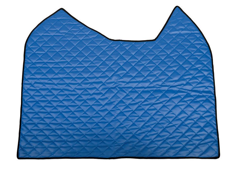 Tappeto centrale in Skeentex - Blu - compatibile per Mercedes Actros MP4 (09/11>09/19) cabina larga, sedile pass. pieghevole, tunnel - Mercedes Actros MP5 (10/19>) cabina larga, sedile pass. pieghevo
