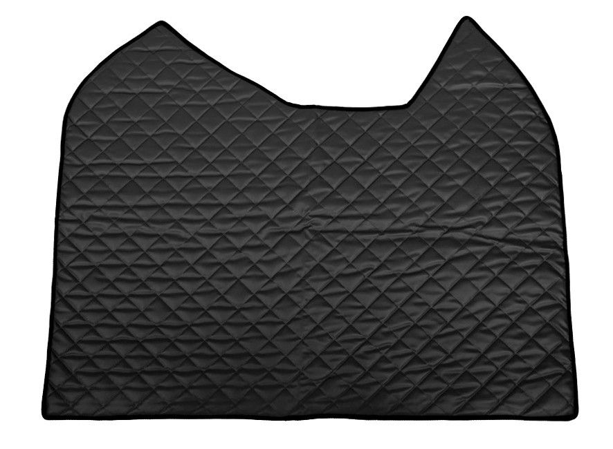 Tappeto centrale in Skeentex - Nero - compatibile per Mercedes Actros MP4 (09/11>09/19) cabina larga, sedile pass. pieghevole, tunnel - Mercedes Actros MP5 (10/19>) cabina larga, sedile pass. pieghev