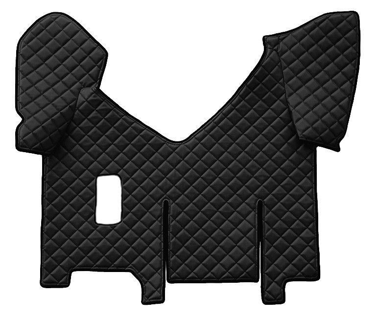 Tappeto centrale in Skeentex - Nero - compatibile per Iveco Stralis (08/02>12/12) manuale, cabina larga, frigo scorrevole - Iveco Stralis (07/12>12/19) manuale, cabina larga, frigo scorrevole - Iveco