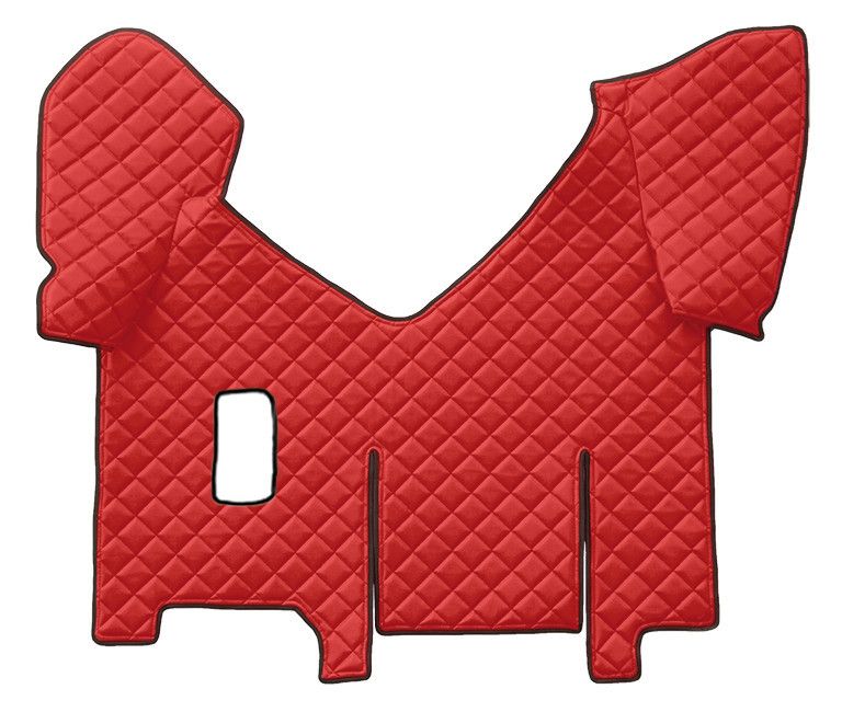 Tappeto centrale in Skeentex - Rosso - compatibile per Iveco Stralis (08/02>12/12) manuale, cabina larga, frigo scorrevole - Iveco Stralis (07/12>12/19) manuale, cabina larga, frigo scorrevole - Ivec