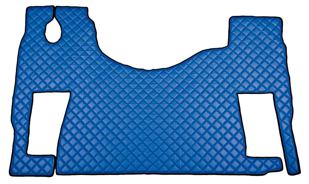 Tappeto unico in Skeentex - Blu - compatibile per Mercedes Actros MP2 (04/03>12/08) no tunnel, sedile rotante - Mercedes Actros MP3 (06/08>12/13) no tunnel, sedile rotante