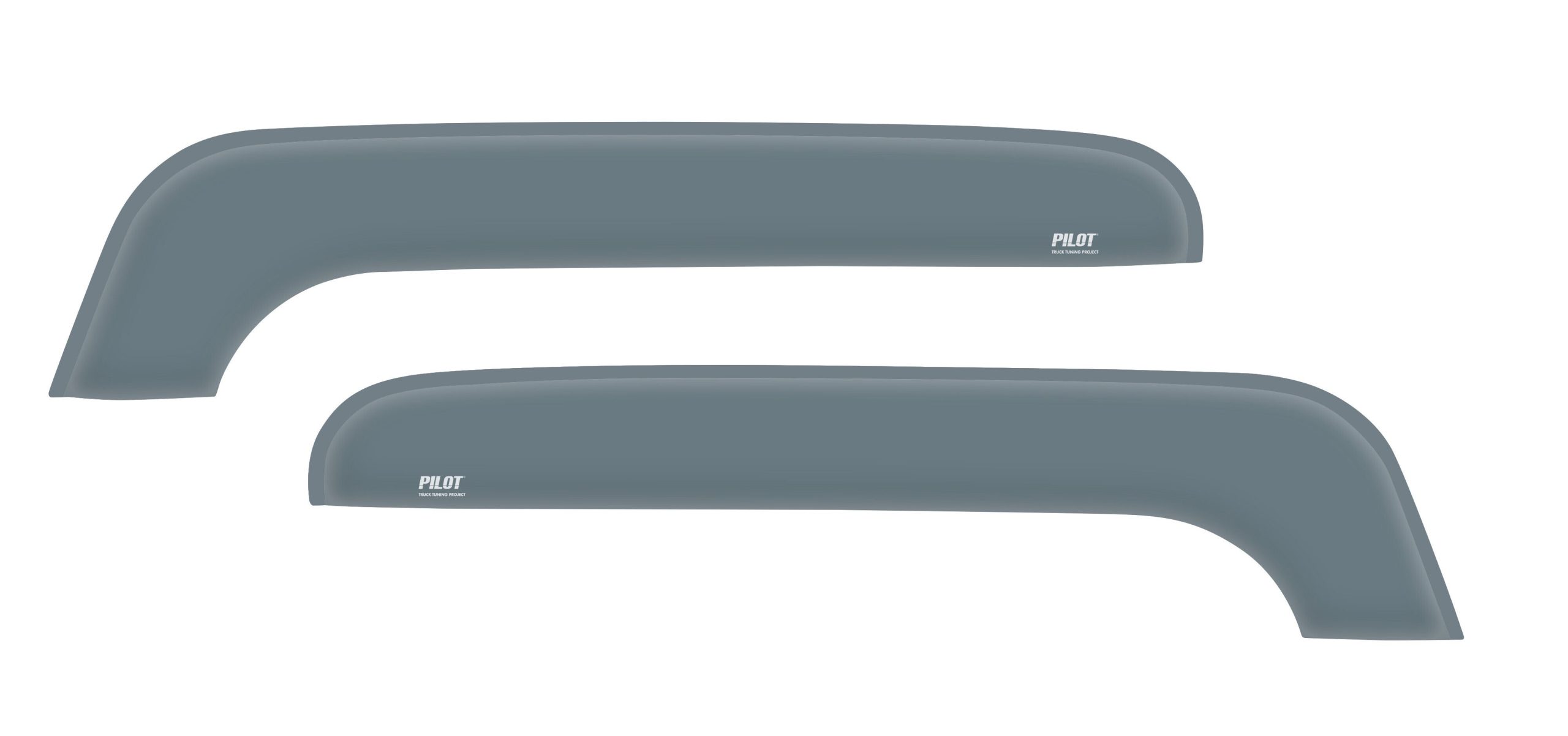 Set deflettori aria in acrilico - compatibile per Mercedes Actros L ProCabin (12/24>) - Mercedes Actros MP4 (09/11>09/19) - Mercedes Actros MP5 (10/19>) - Mercedes Actros MP5 F (11/21>) - Mercedes Ac