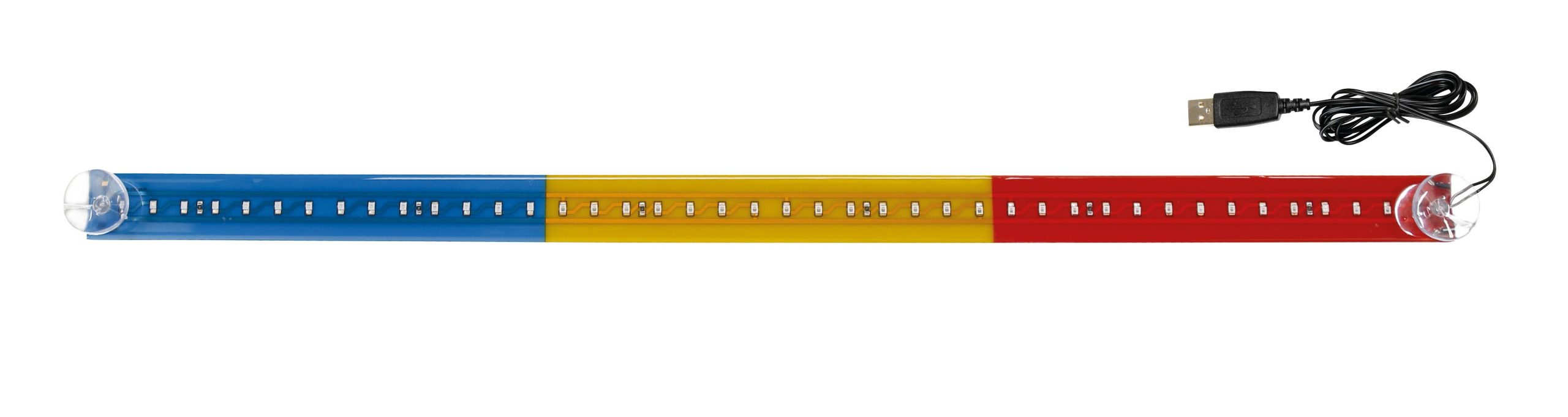 Bandiera luminosa 60 cm, 42 Led, USB - Romania