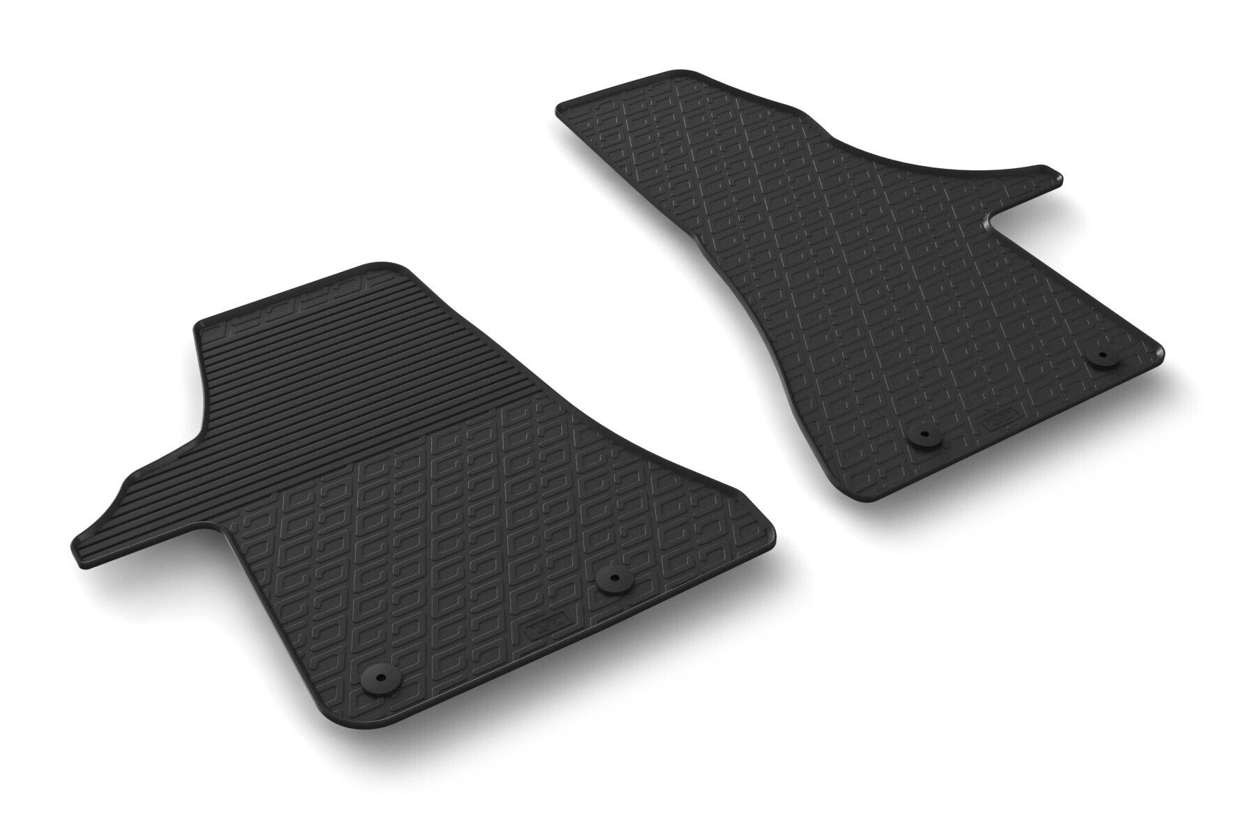 Set tappeti su misura in gomma - compatibile per Volkswagen Multivan T6.1 (01/20>) - Volkswagen Transporter T6.1 (01/20>)