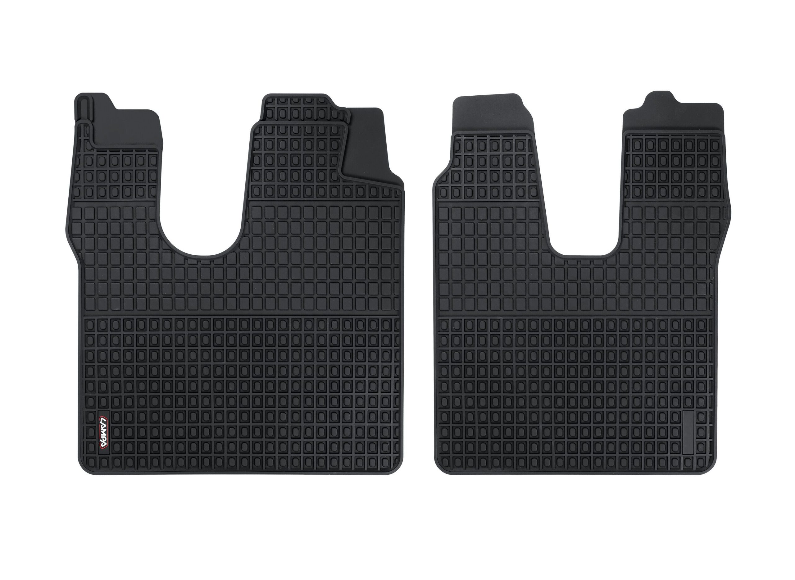 Coppia tappeti su misura in Eco Gomma - compatibile per Man TGL (05/05>10/21) cabina C - Man TGM (10/05>10/21) cabina C - Man TGS (09/07>10/21) cabina L/XL - Man TGL (11/21>) cabina C - Man TGM (11/2