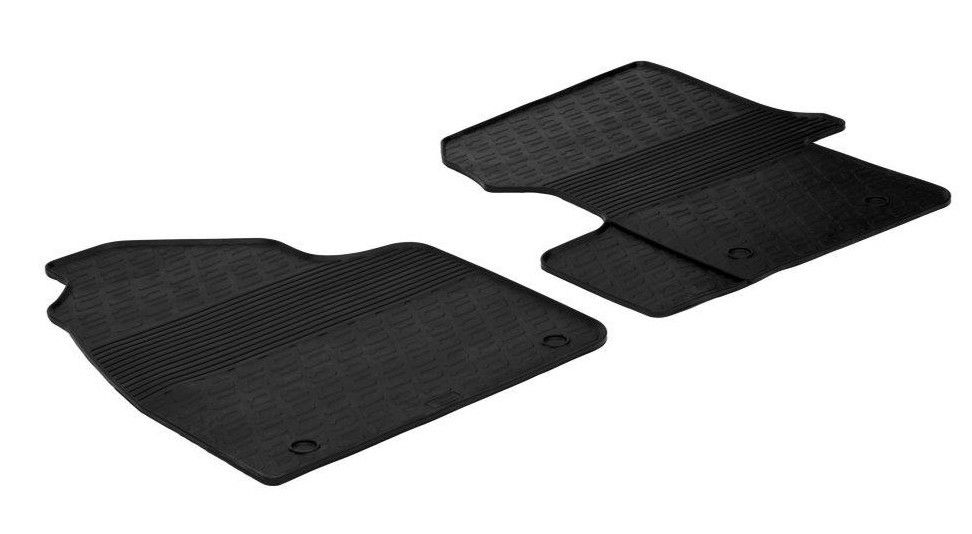 Set tappeti su misura in gomma - compatibile per Mercedes Sprinter (06/06>05/18) - Volkswagen Crafter (04/06>12/16)