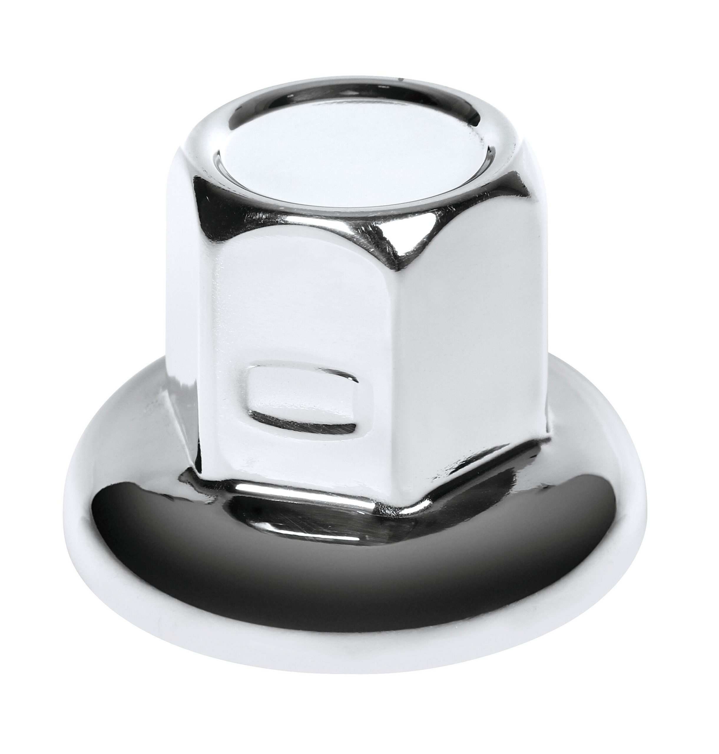 American, Set 10 copribulloni testa piatta in acciaio inox - Ø 33 mm - Cromo