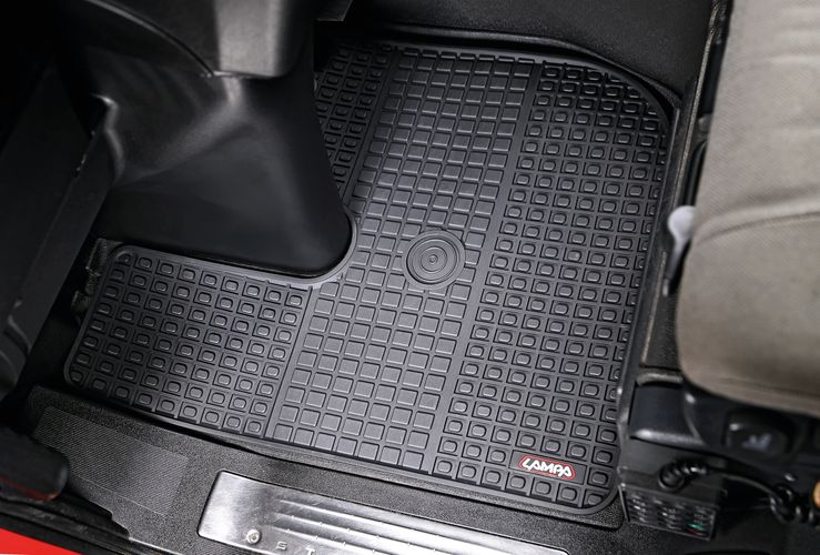 Coppia tappeti su misura in Eco Gomma - compatibile per Iveco Trakker (09/04>06/21) - Iveco Stralis (08/02>12/12) - Iveco Stralis (07/12>12/19) - Iveco Stralis Hi-Way (07/12>08/16) - Iveco Stralis XP - Image 4