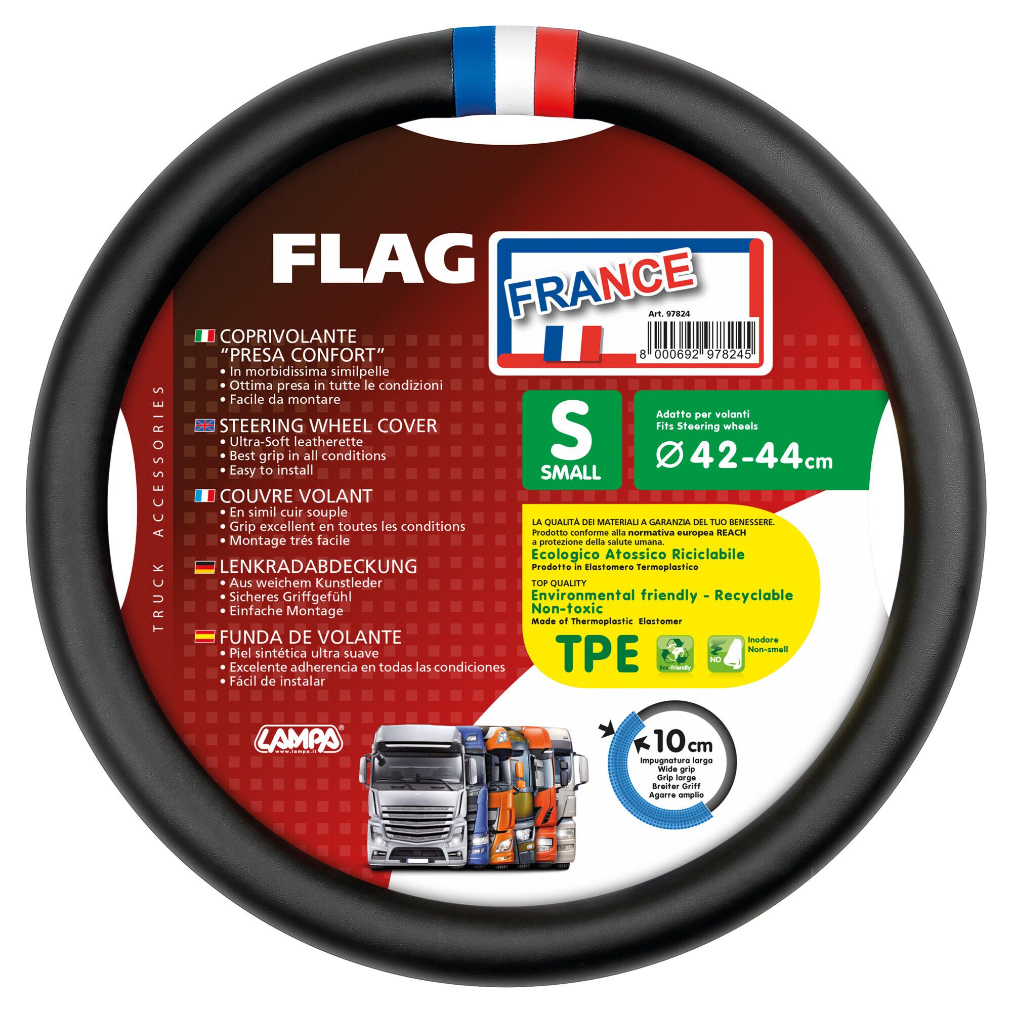 Flag Francia, coprivolante in Skeentex - S - Ø 42/44 cm
