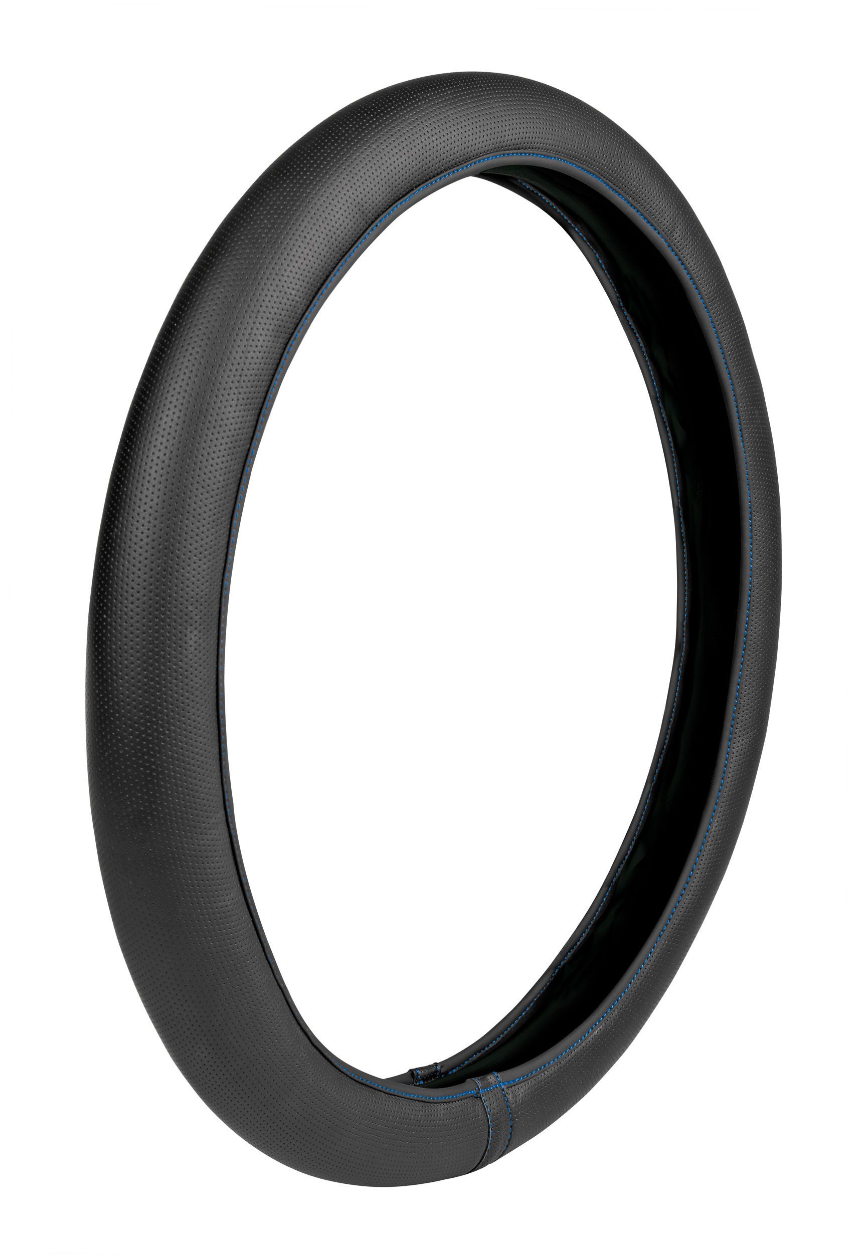 Skin-Cover, coprivolante elasticizzato in Skeentex - Nero/Blu - XL - Ø 49/51 cm