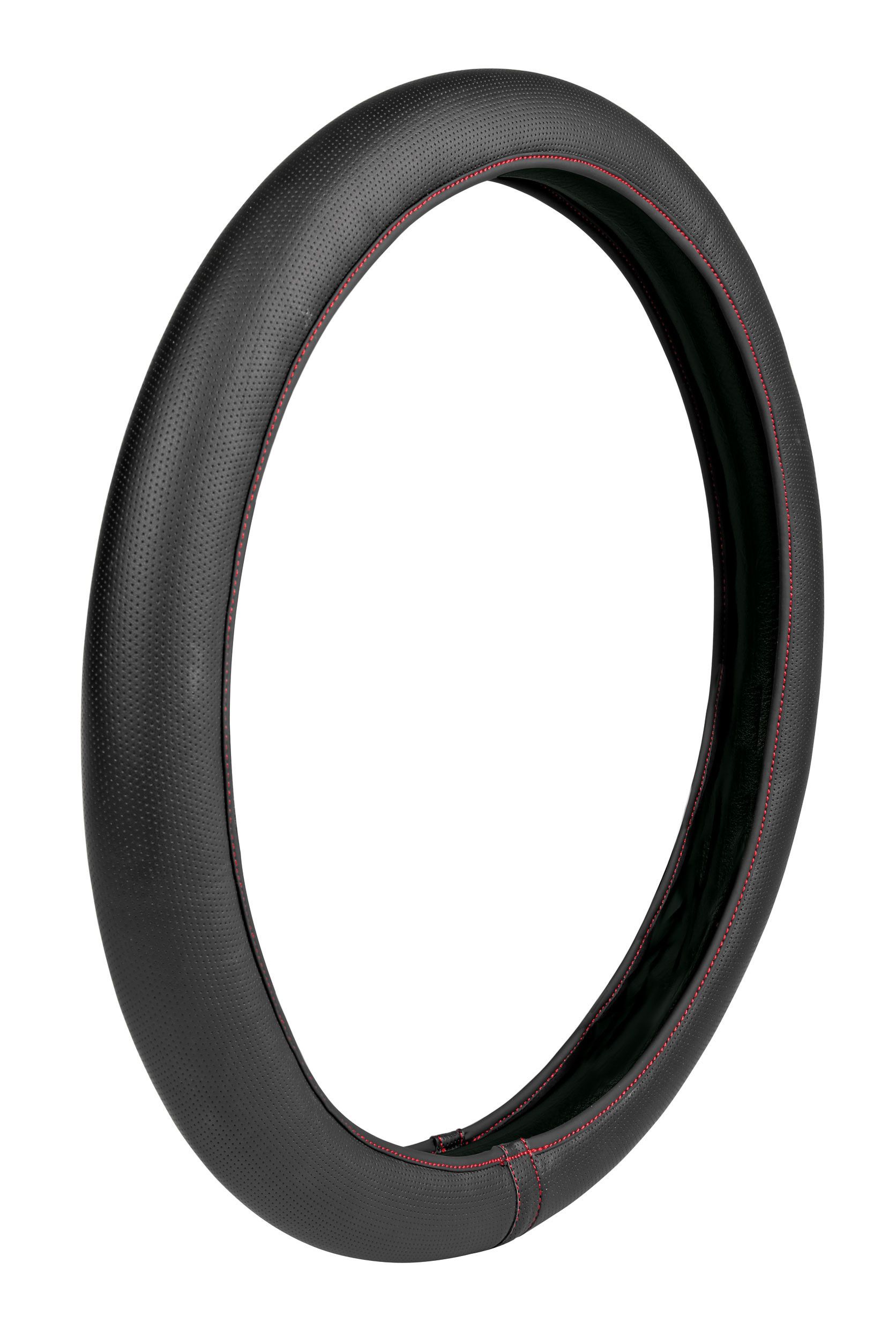 Skin-Cover, coprivolante elasticizzato in Skeentex - Nero/Rosso - XL - Ø 49/51 cm