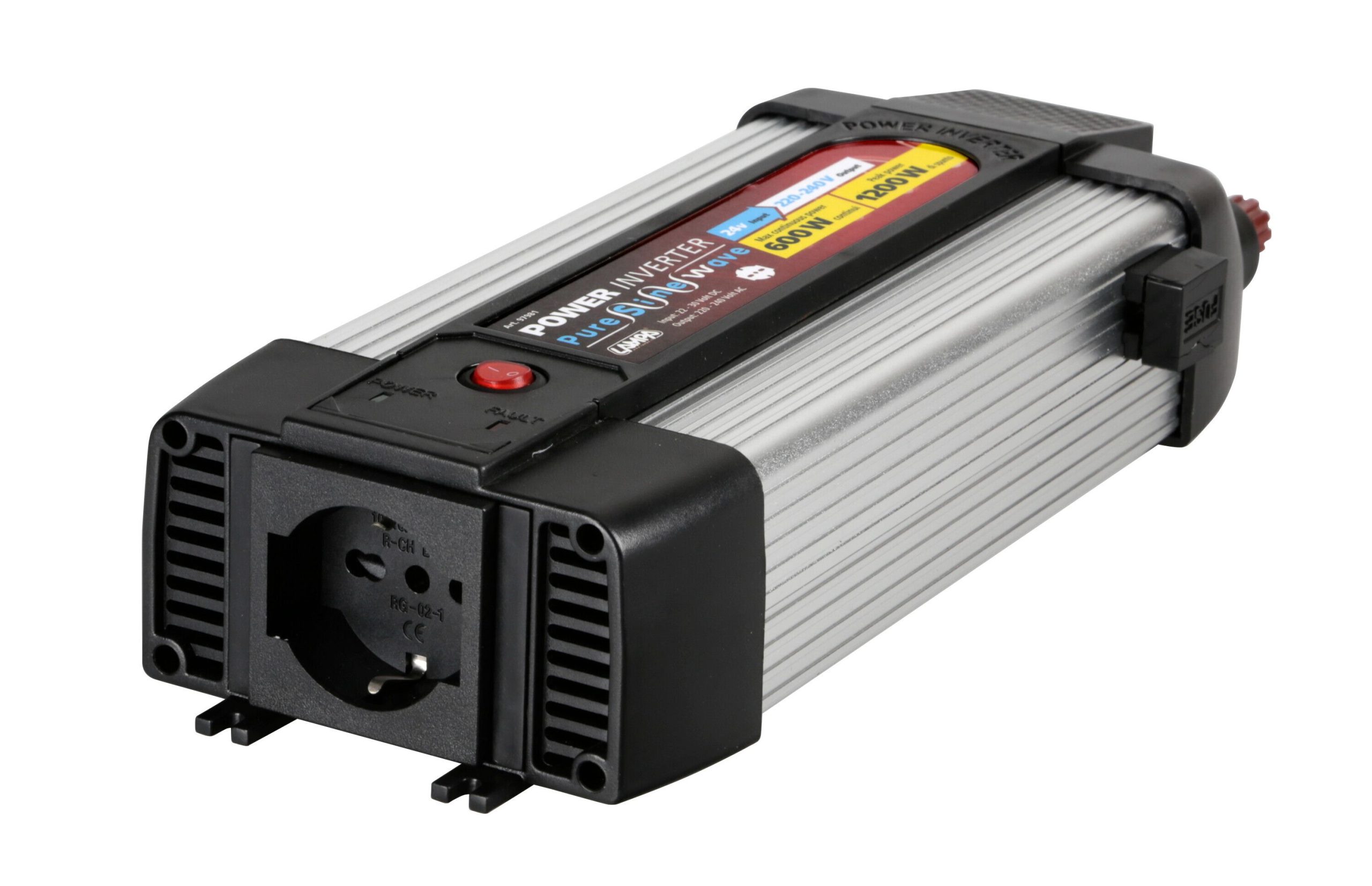 Power Inverter PSW600, trasformatore a onda sinusoidale pura 24V > 230V