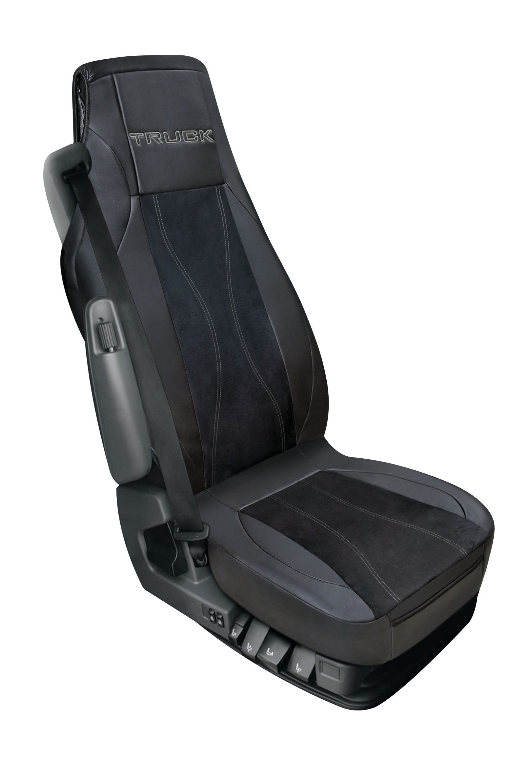 Luana, coprisedile in Skeentex per camion - Nero/Grigio