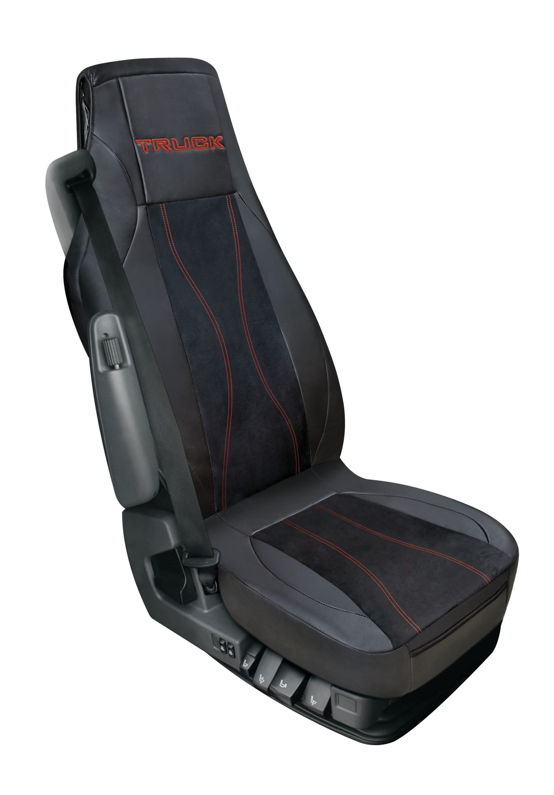 Luana, coprisedile in Skeentex per camion - Nero/Rosso