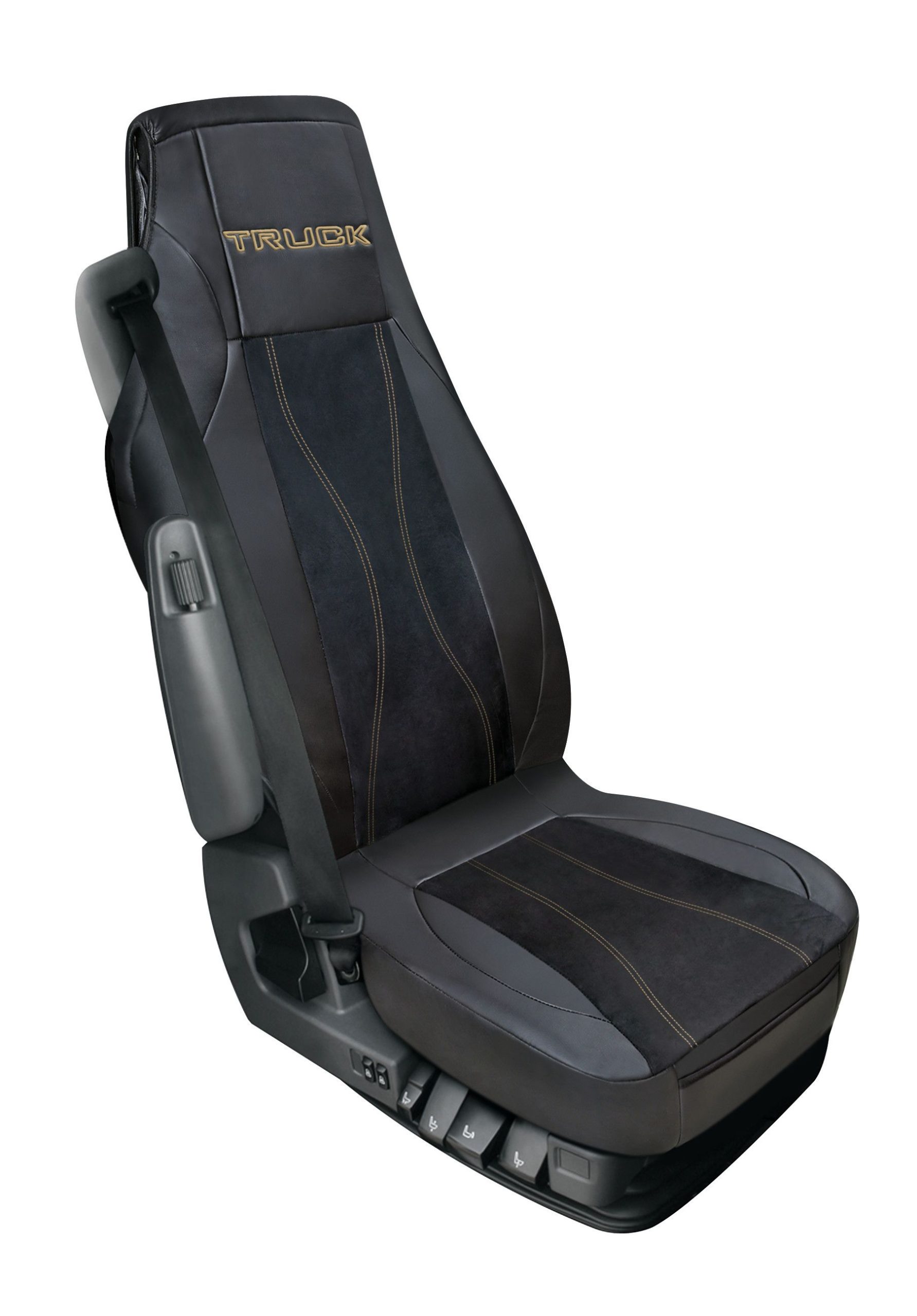 Luana, coprisedile in Skeentex per camion - Nero/Beige