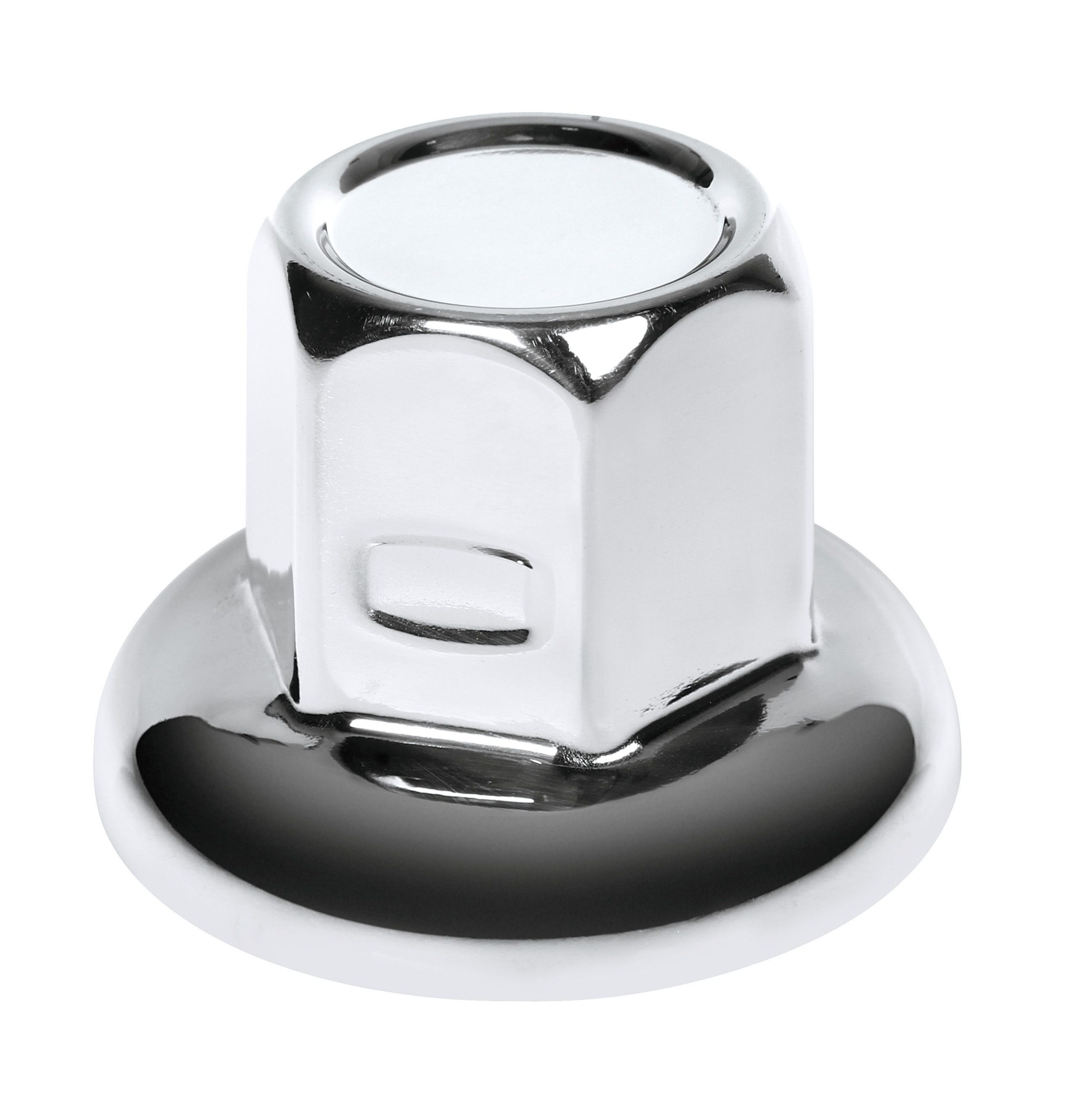 American, Set 40 copribulloni testa piatta in acciaio inox - Ø 32 mm - Cromo