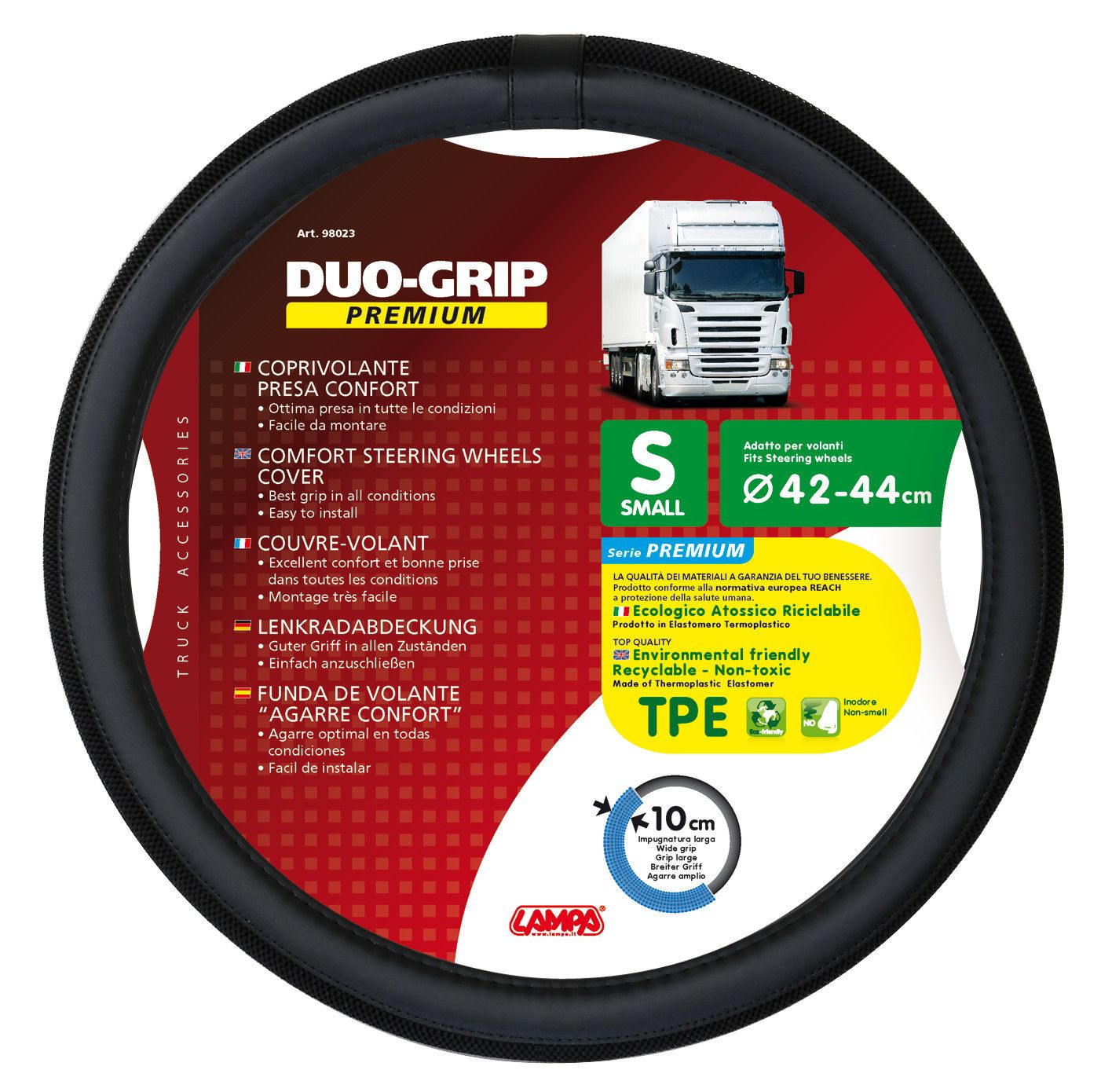 Duo-Grip, coprivolante in Skeentex - S - Ø 42/44 cm