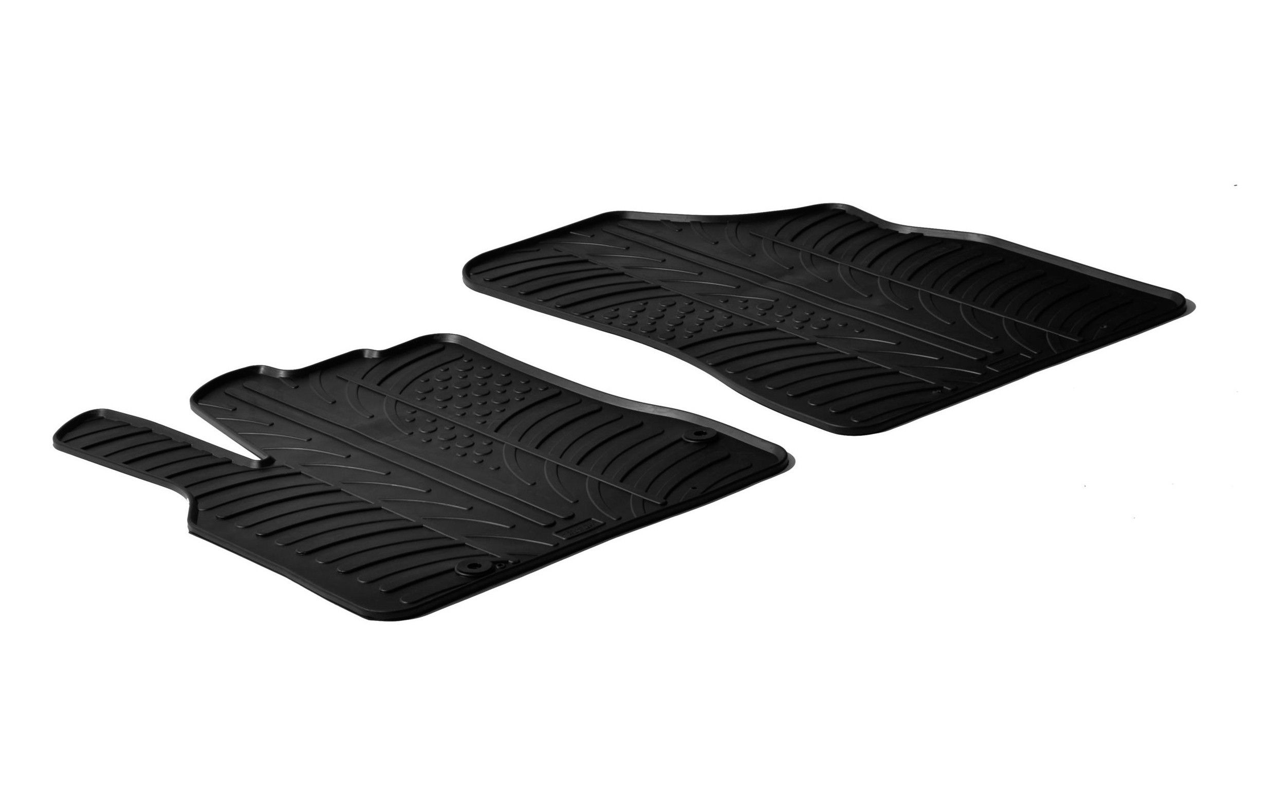 Set tappeti su misura in gomma - compatibile per Citroen Berlingo Van (04/08>05/18) - Citroen Berlingo Multispace (04/08>08/18) - Peugeot Partner (04/08>08/18) - Peugeot Partner Tepee (05/08>08/18)