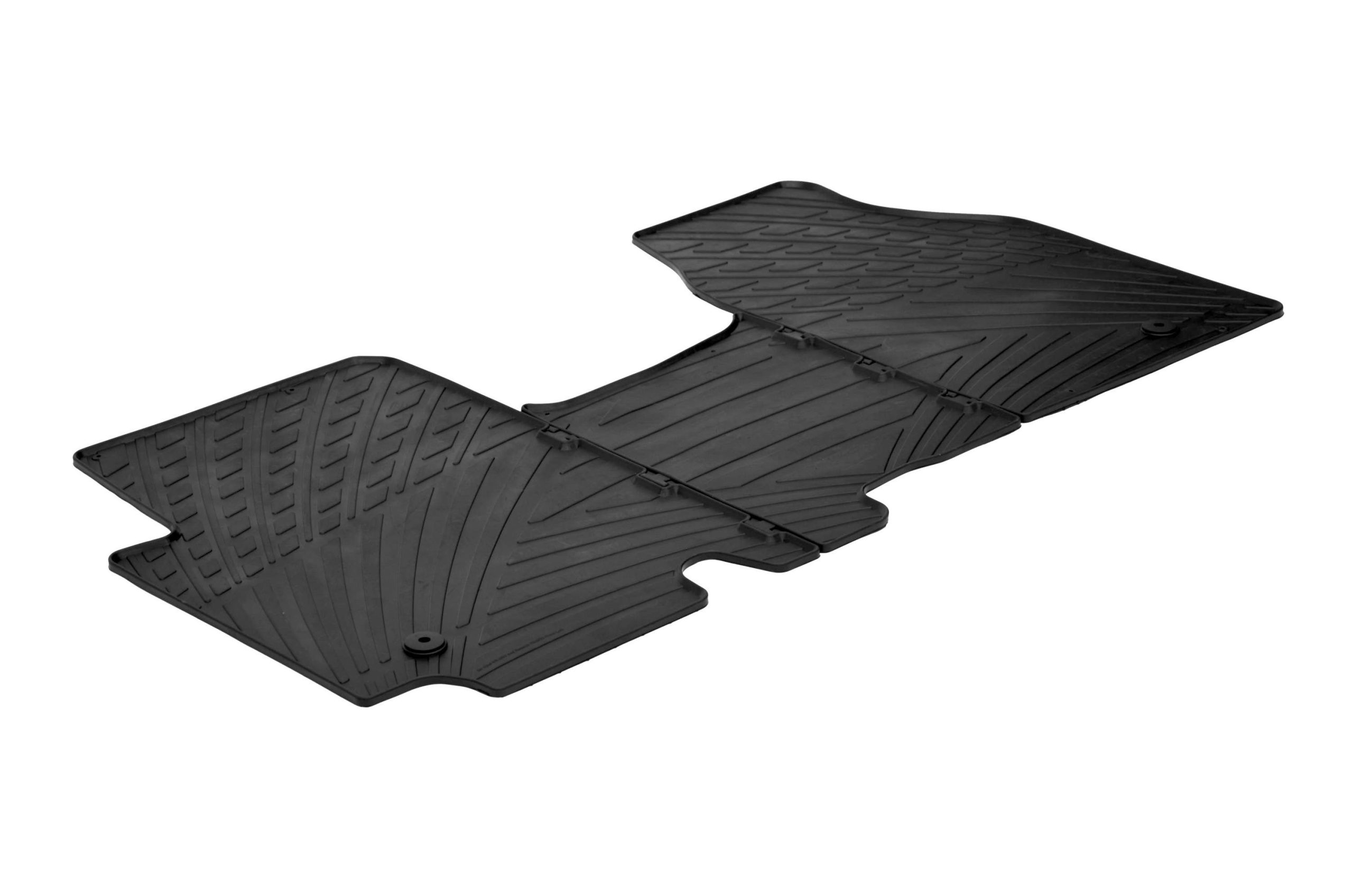 Set tappeti su misura in gomma - compatibile per Opel Vivaro (08/01>12/13) - Renault Trafic (03/01>07/06)