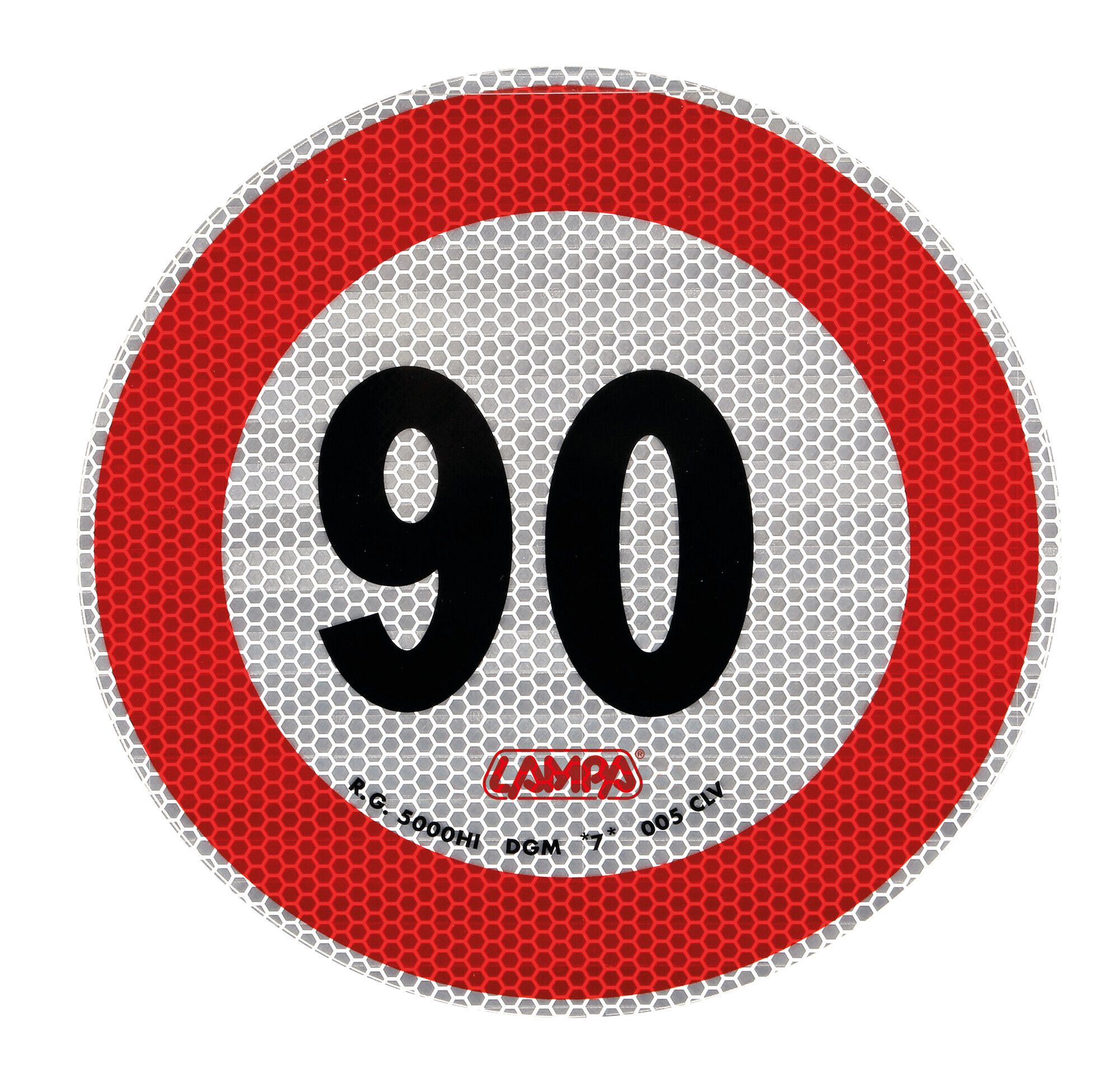 Contrassegno limite velocità - 90 Km/h