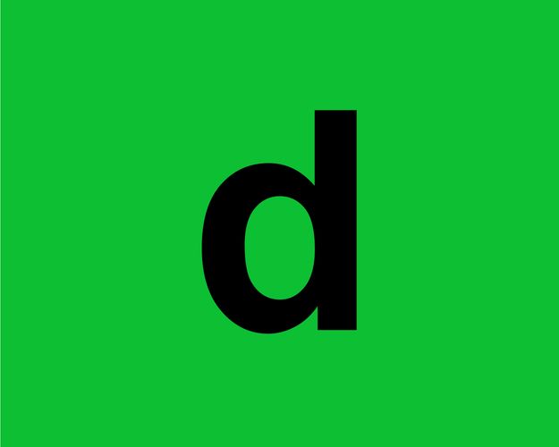 Marcatura in pvc verde con supporto adesivo - D