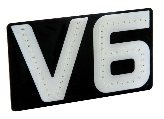 Emblema luminoso, 24V - V6