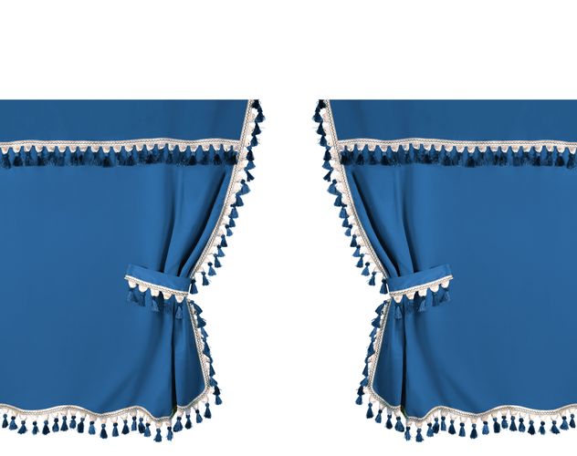 Oscura, tende centrali per camion, cabina standard - Blu