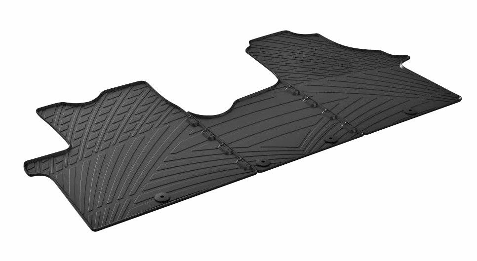 Set tappeti su misura in gomma - compatibile per Fiat Talento (05/16>) - Nissan NV300 (07/16>) - Opel Vivaro (01/14>02/19) - Renault Trafic (06/14>)