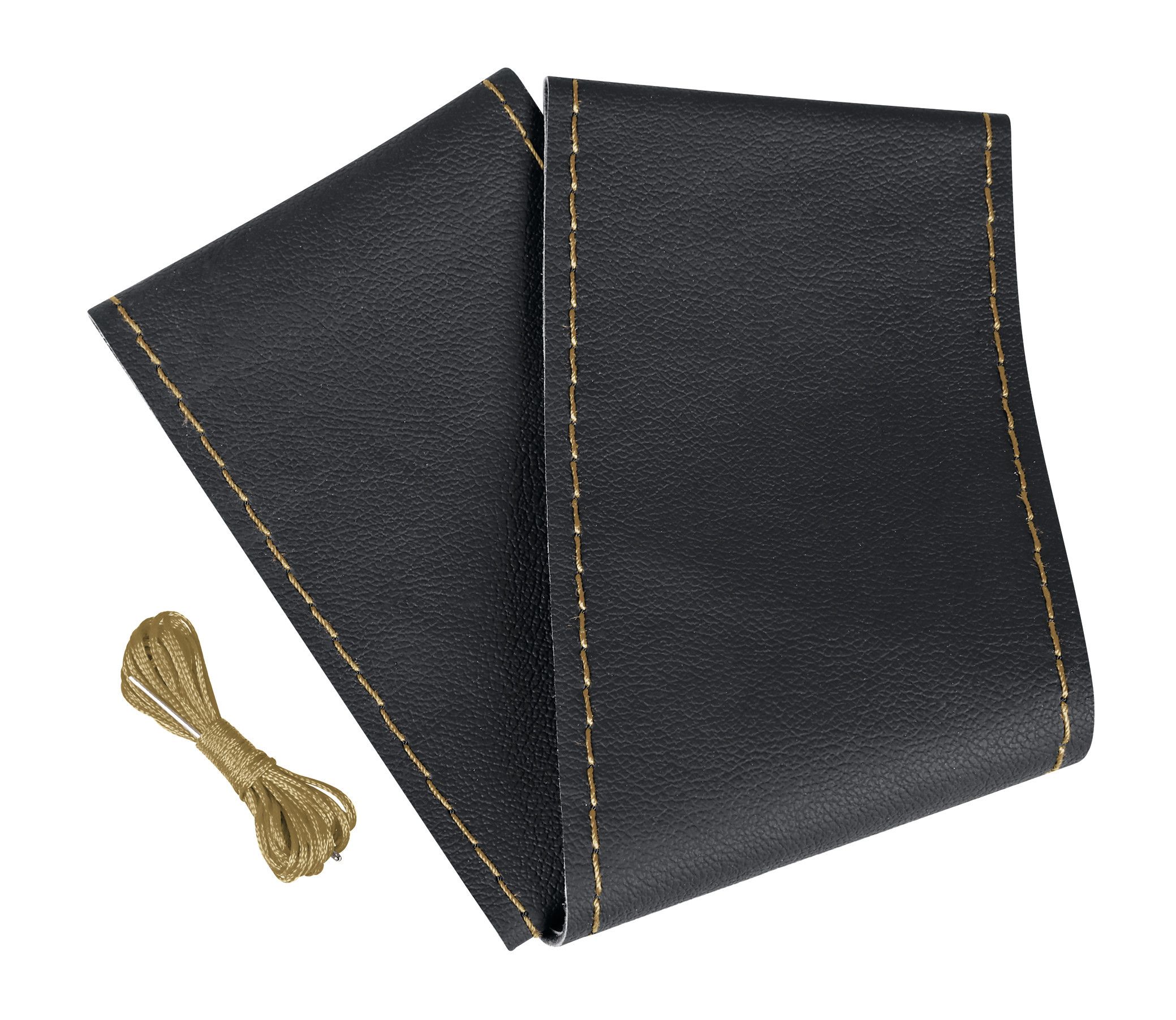 Premium Truck, coprivolante in pelle - M - Ø 44/46 cm - Nero/Beige