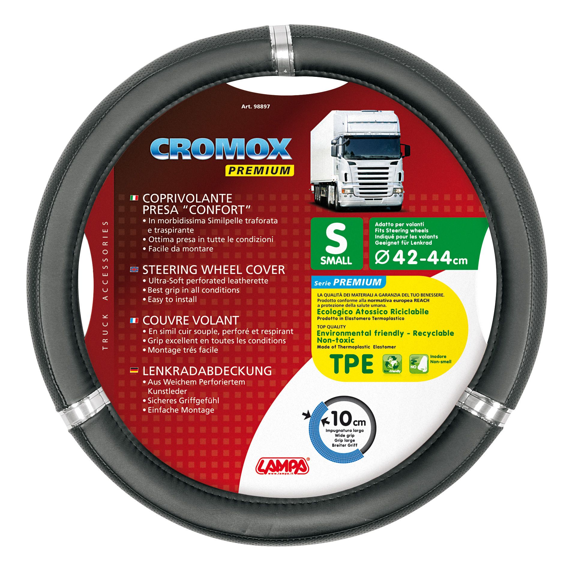 Cromox, coprivolante in Skeentex - S - Ø 42/44 cm