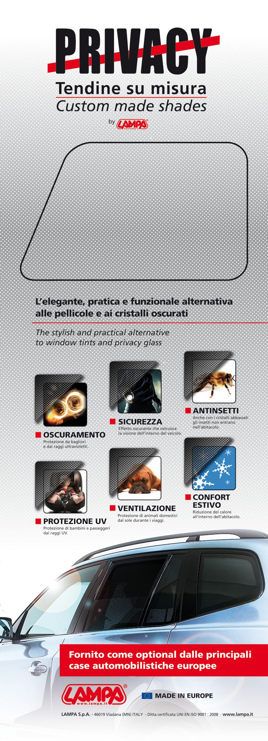 Poster cm 58x160, Tendine Privacy