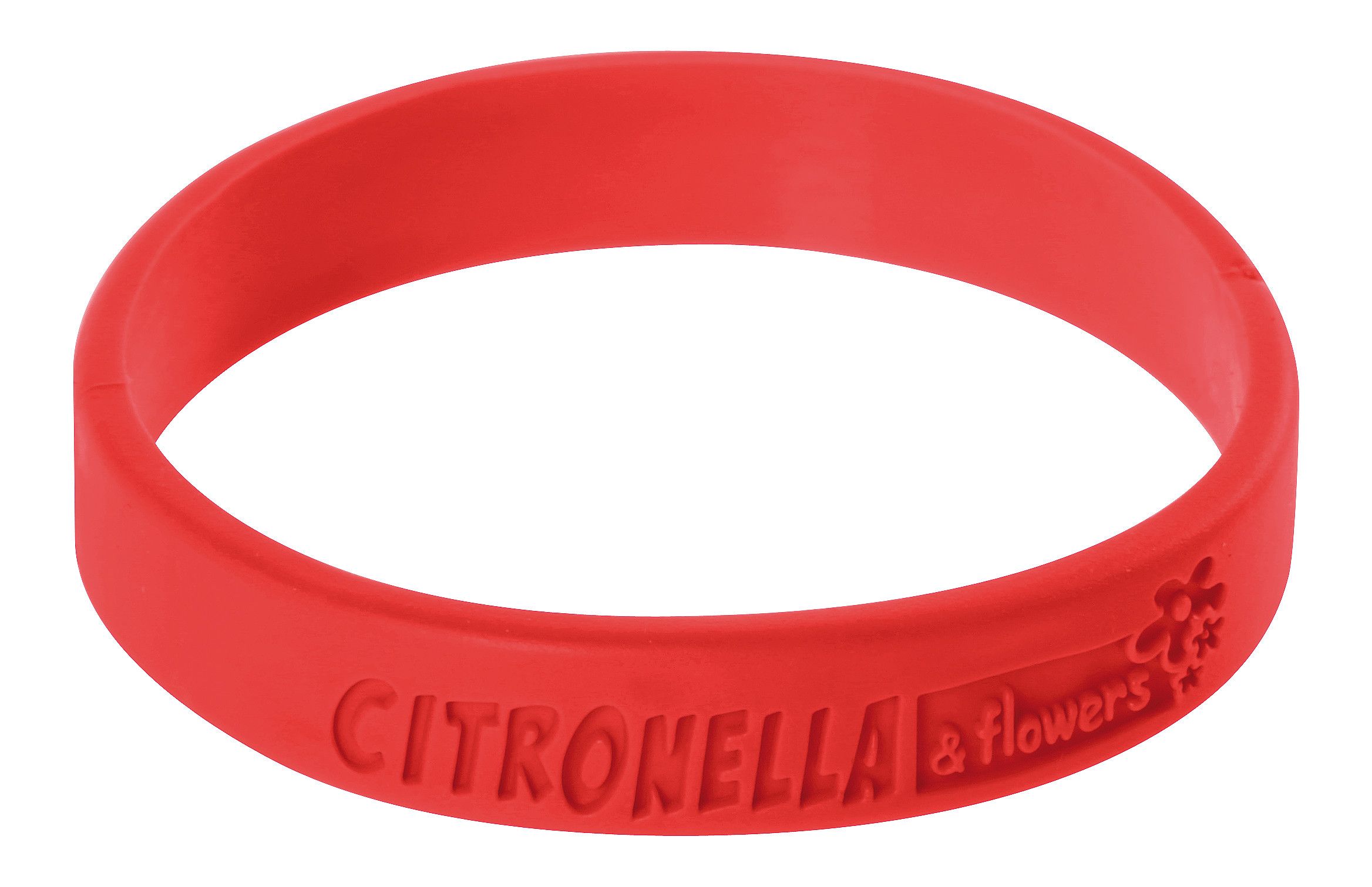 Citronella & Flowers, braccialetto antizanzare profumato, confezione singola - L - Ø 6 cm