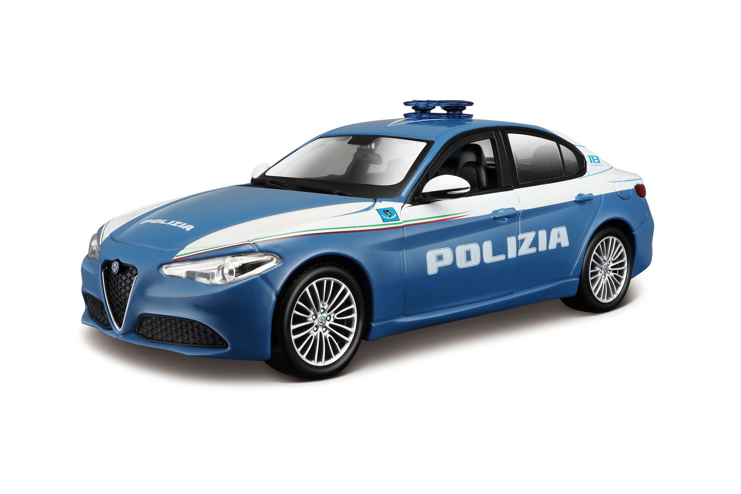 Collezione 24 Auto Polizia, Burago, scala 1:43, display da banco