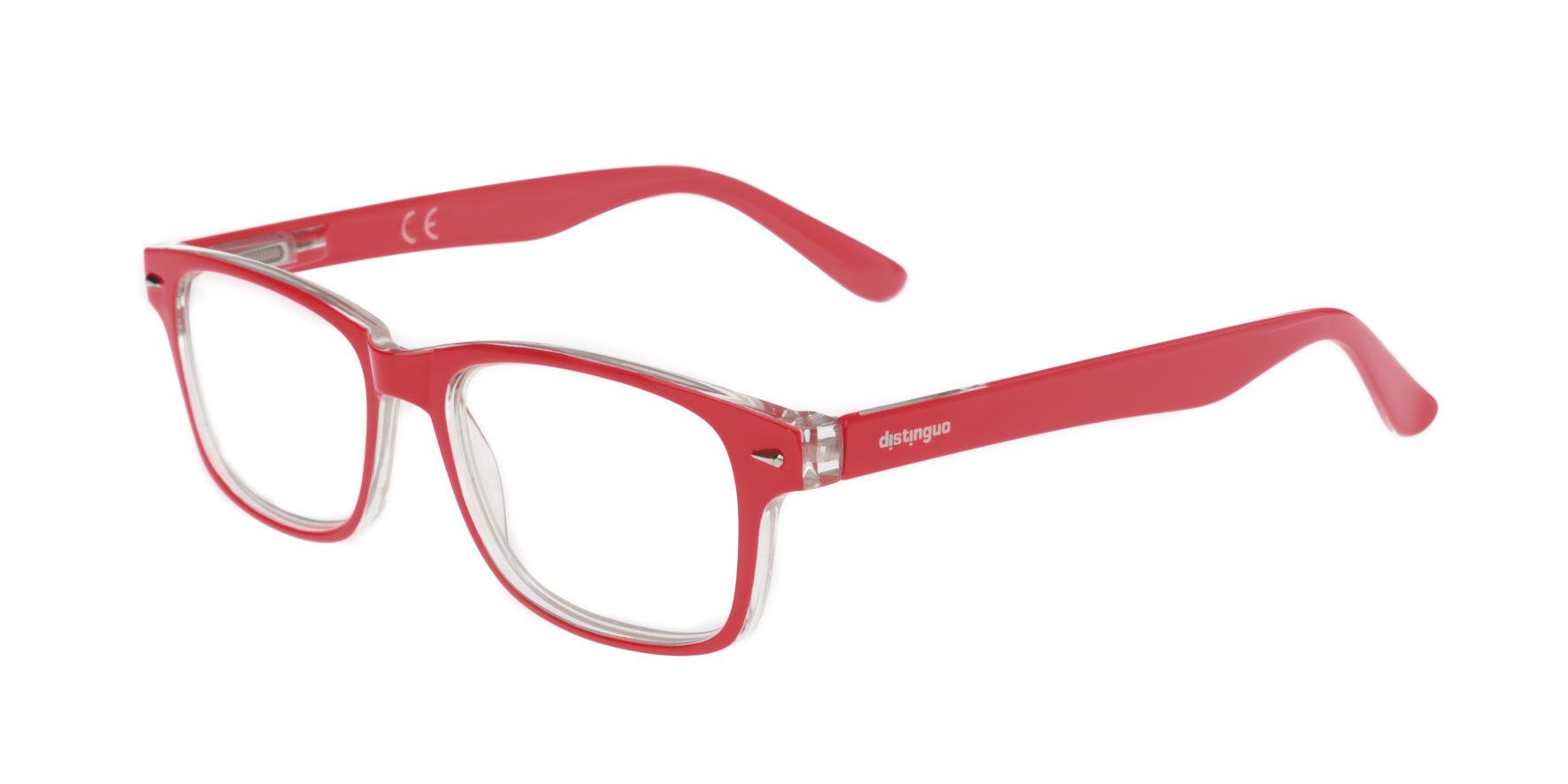 Leonardo, occhiali da lettura - Ricarica singola gradazione - +3.5 - Rosso