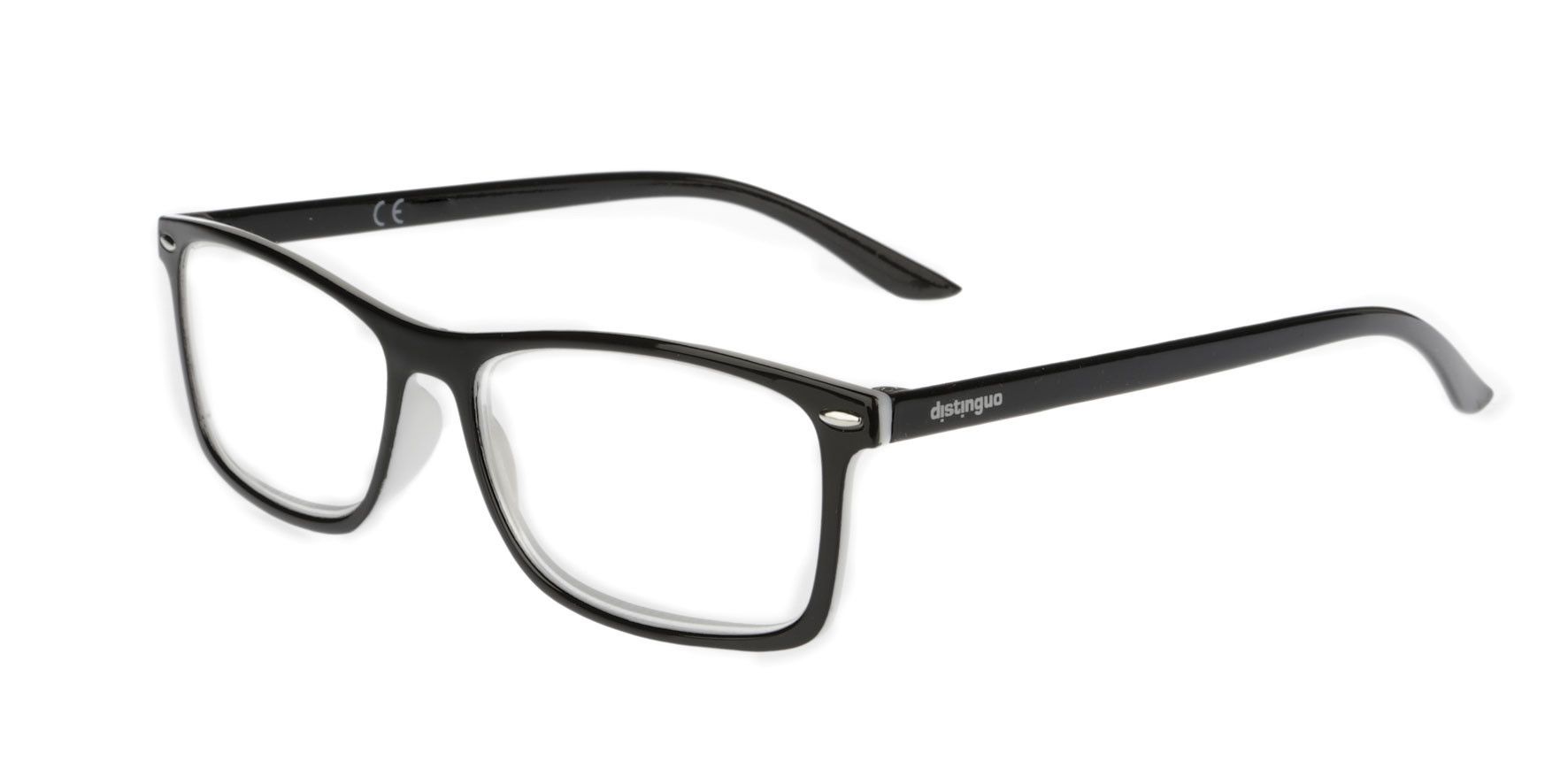 Raffaello, occhiali da lettura - Ricarica singola gradazione - +2.5 - Nero/Bianco