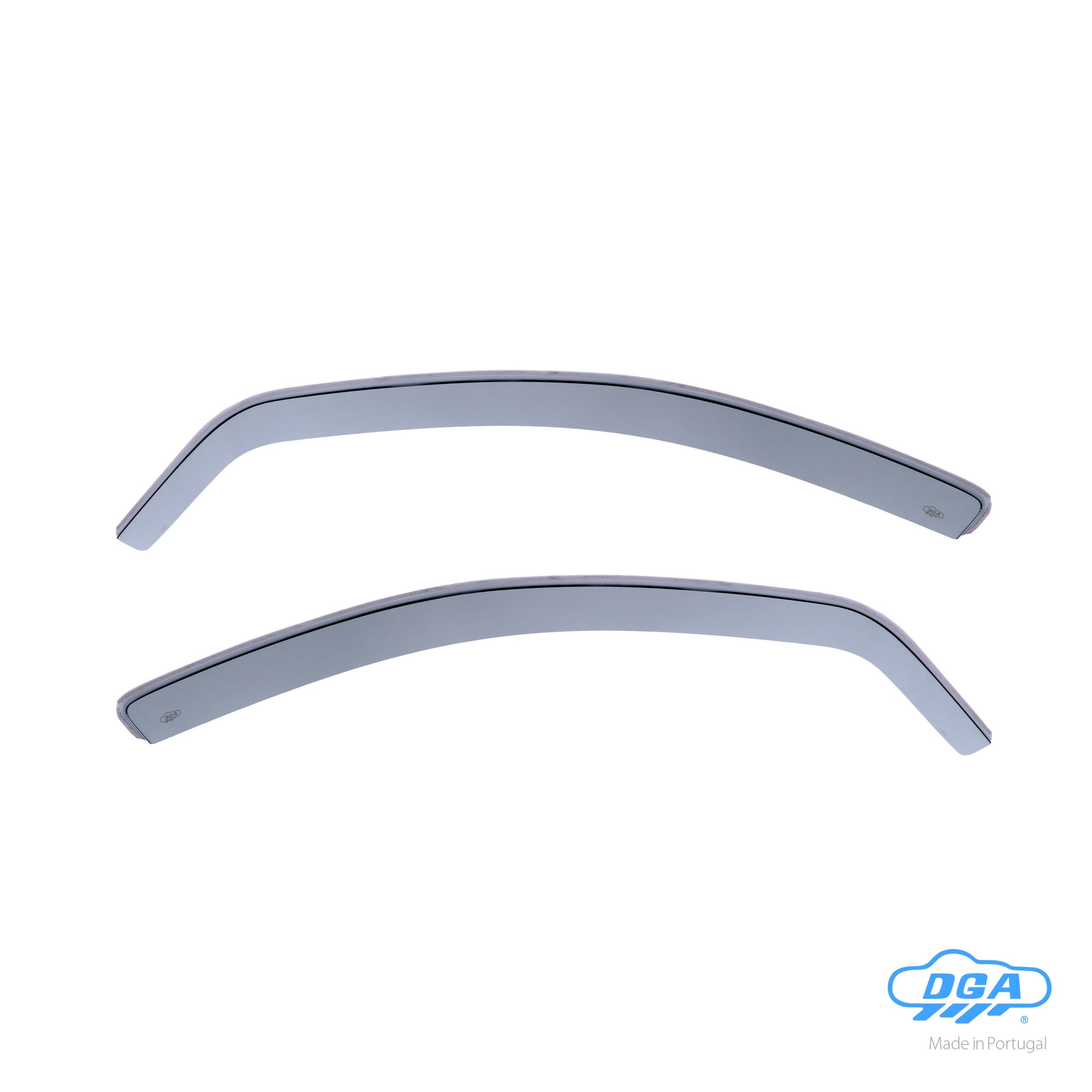 Set deflettori aria anteriori ad incastro, tipo lungo - compatibile per Dacia Sandero (09/08>12/12) - Dacia Sandero Stepway (07/09>12/12)
