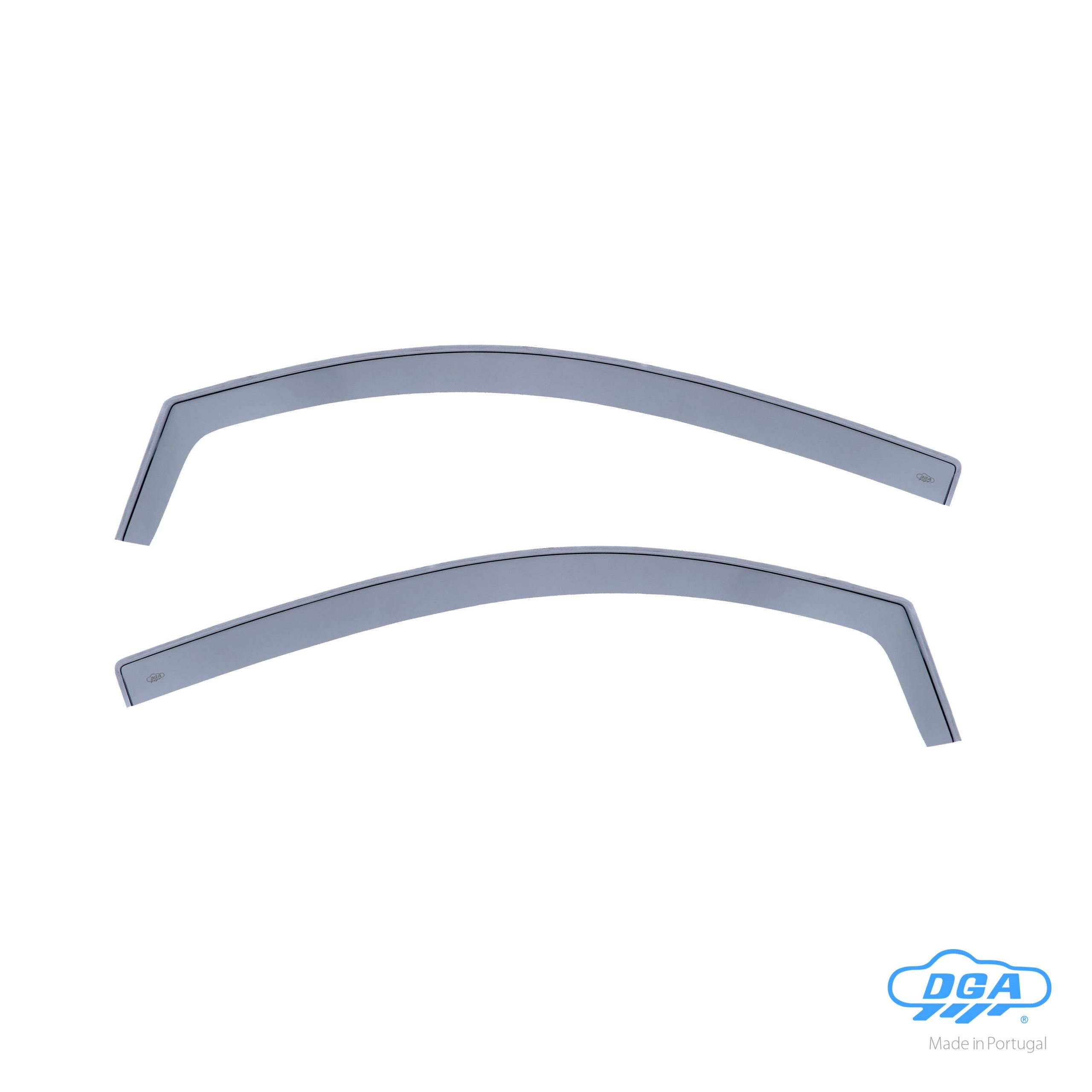 Set deflettori aria anteriori ad incastro, tipo lungo - compatibile per Fiat 500 (07/07>06/19) - Fiat 500C (07/09>08/20)