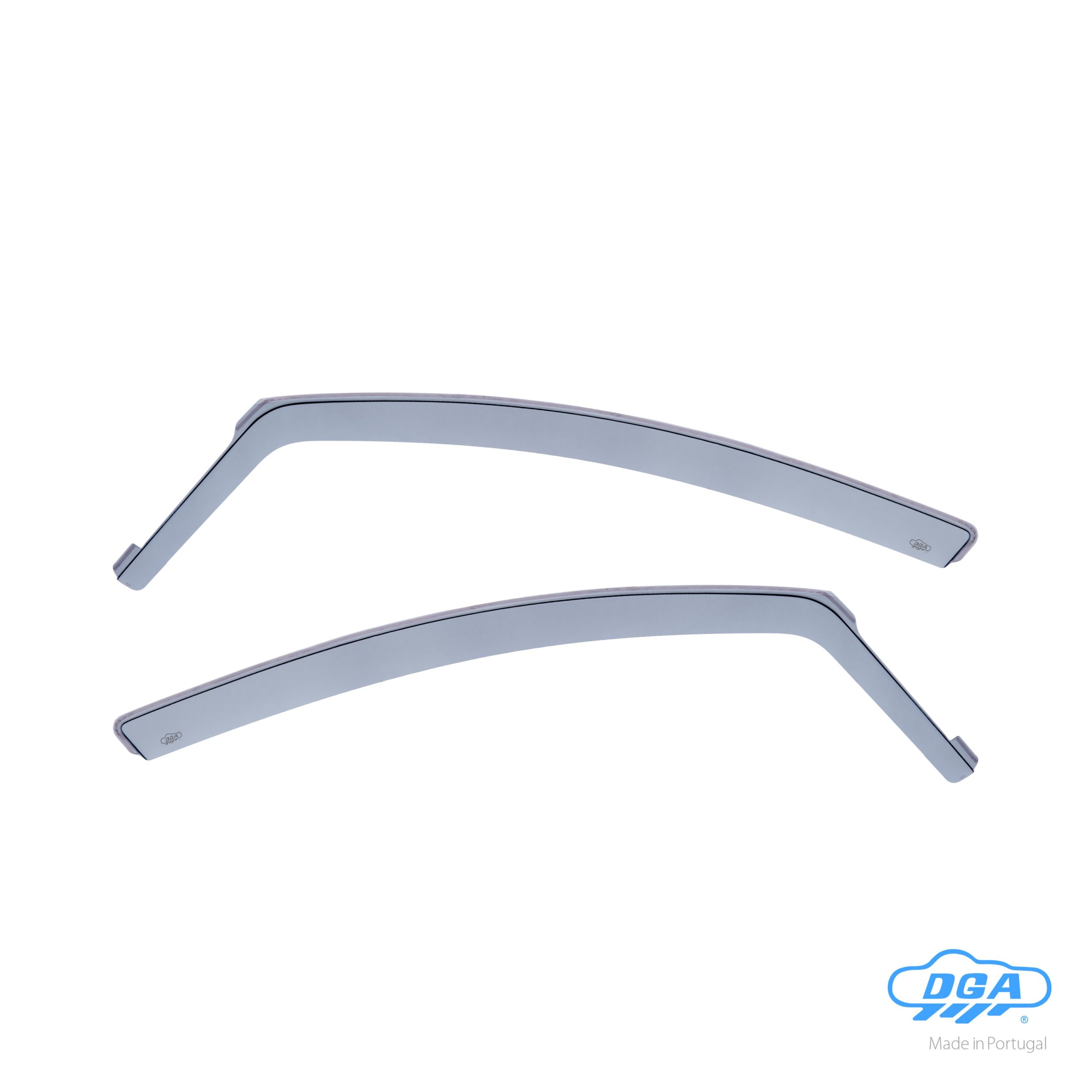 Set deflettori aria anteriori ad incastro, tipo lungo - compatibile per Opel Corsa D 5p (09/06>11/14) - Opel Corsa E 5p (12/14>08/19)