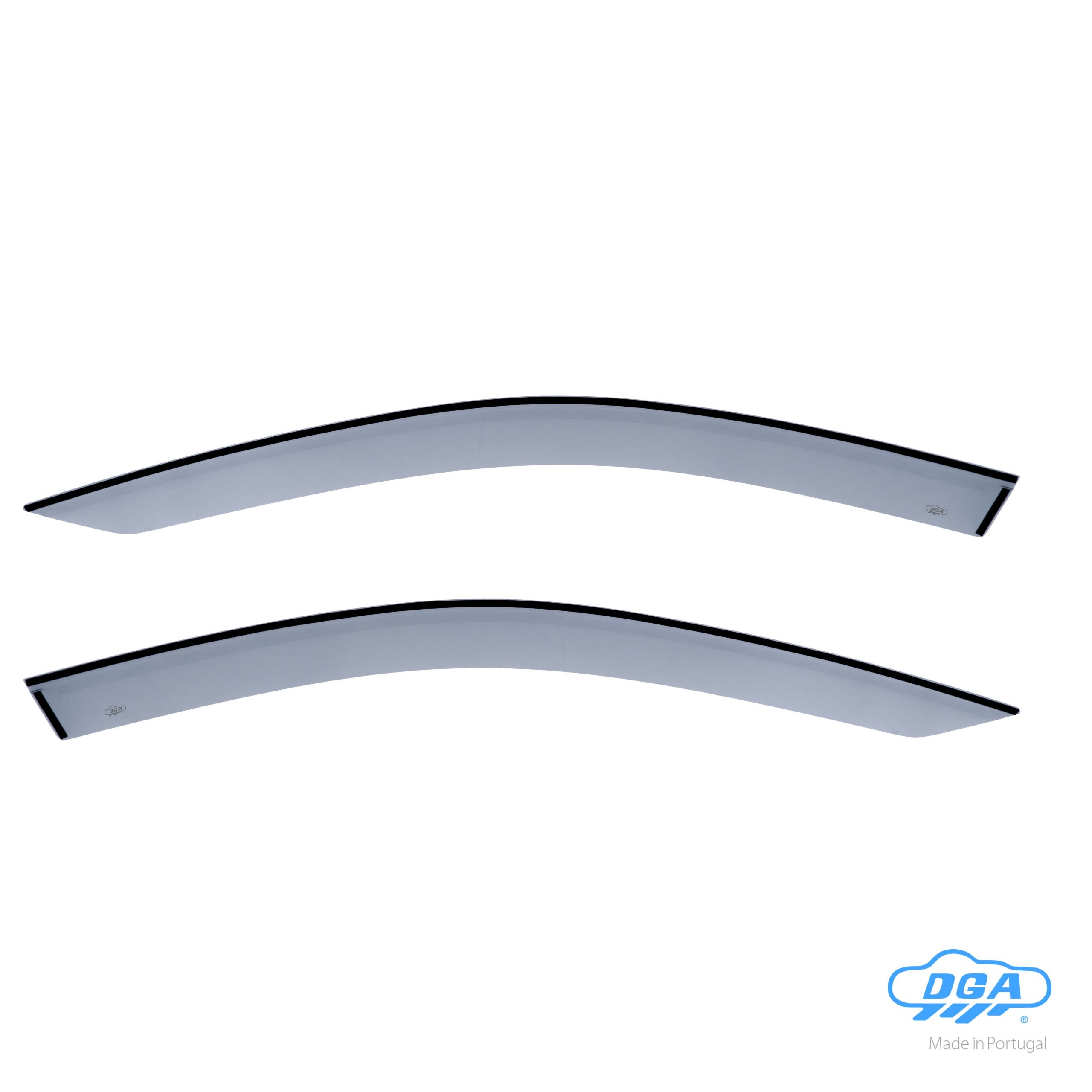 Set deflettori aria anteriori adesivi - compatibile per Skoda Rapid 5p (01/13>12/14) - Skoda Rapid Spaceback (11/13>04/19)