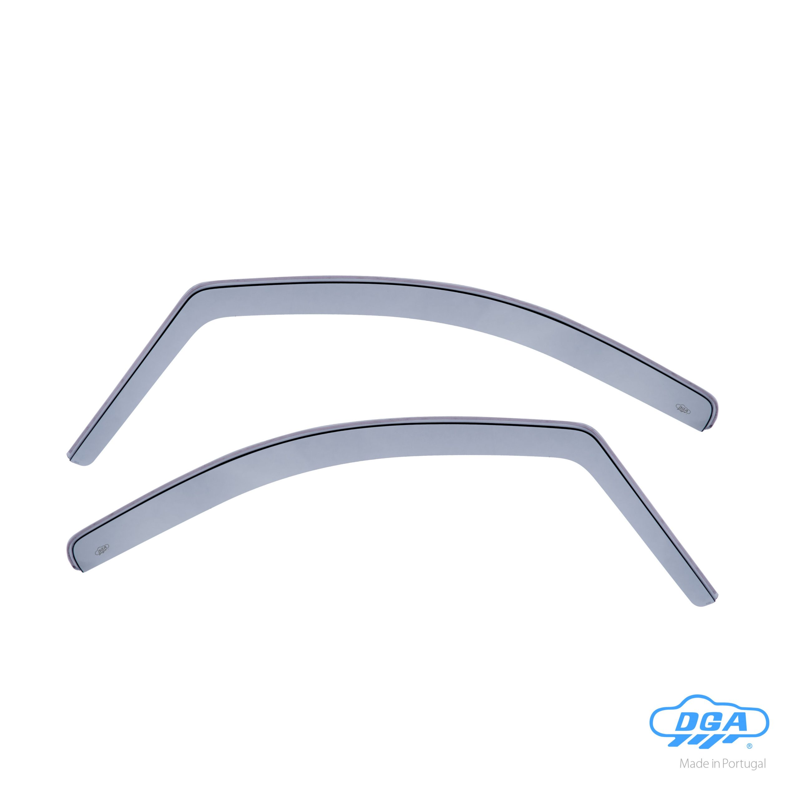 Set deflettori aria anteriori ad incastro, tipo lungo - compatibile per Mercedes Viano (09/03>02/14) - Mercedes Vito (09/03>12/14)