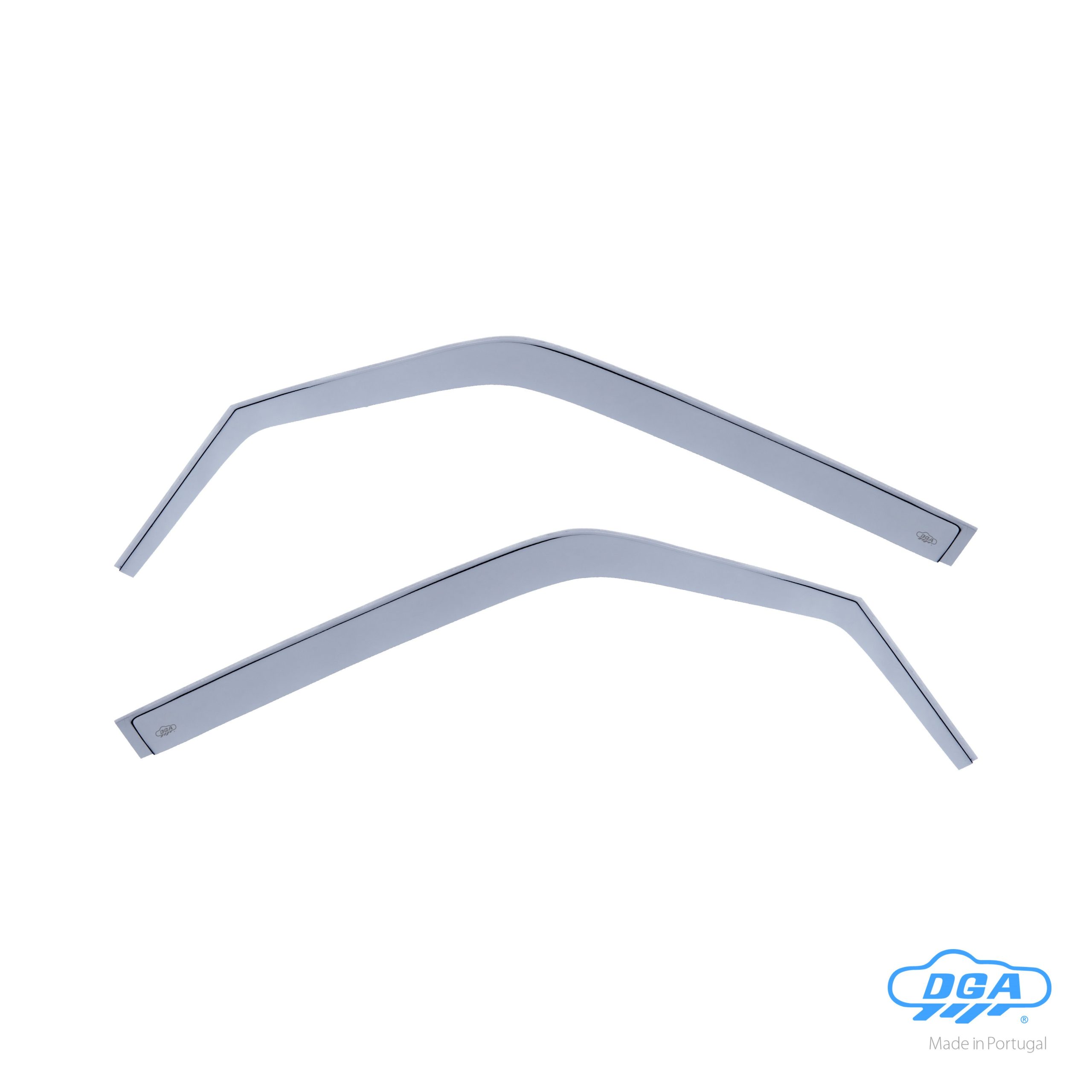 Set deflettori aria anteriori ad incastro, tipo lungo - compatibile per Mitsubishi Pajero 5p (04/00>10/06)