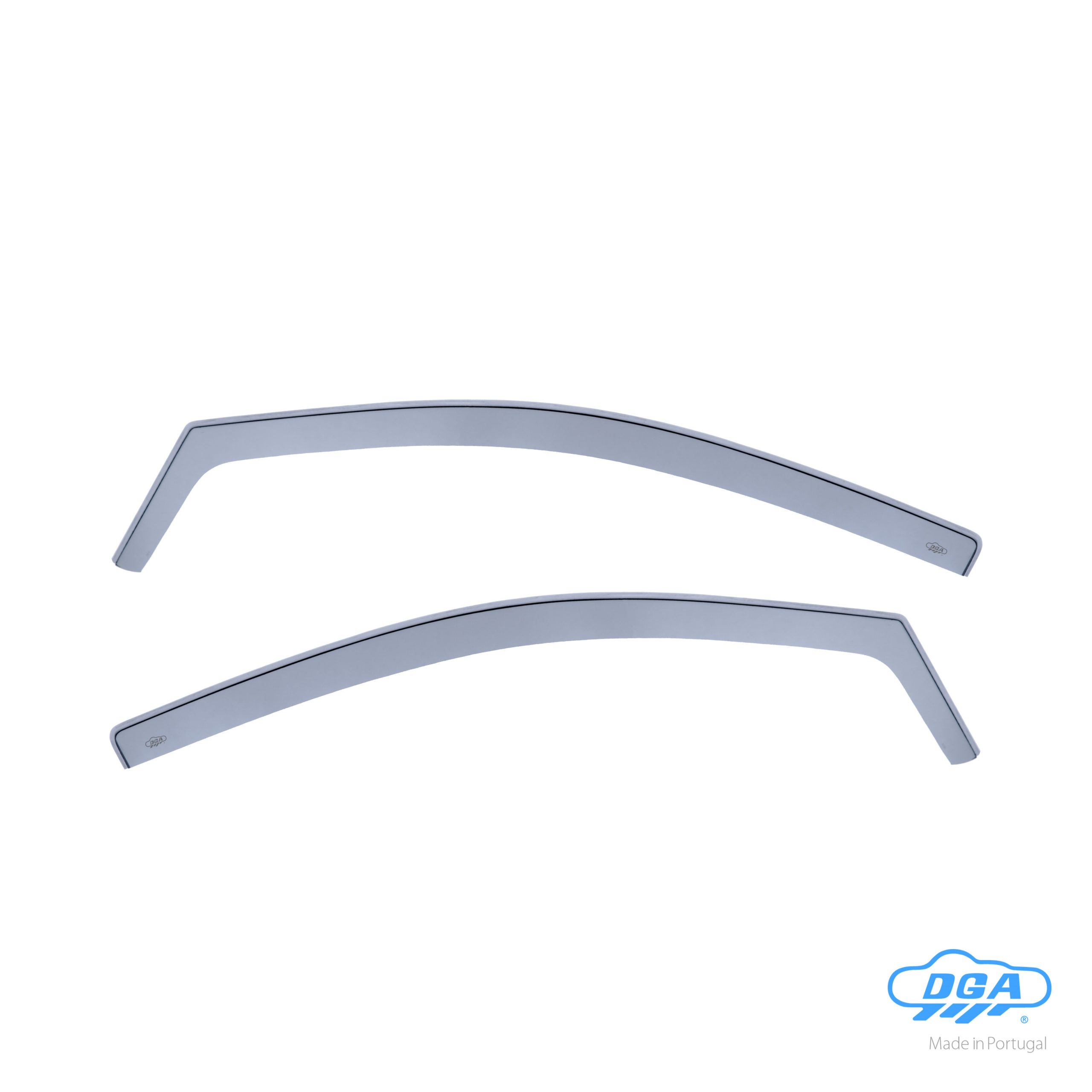 Set deflettori aria anteriori ad incastro, tipo lungo - compatibile per Renault Twingo (06/07>08/14)