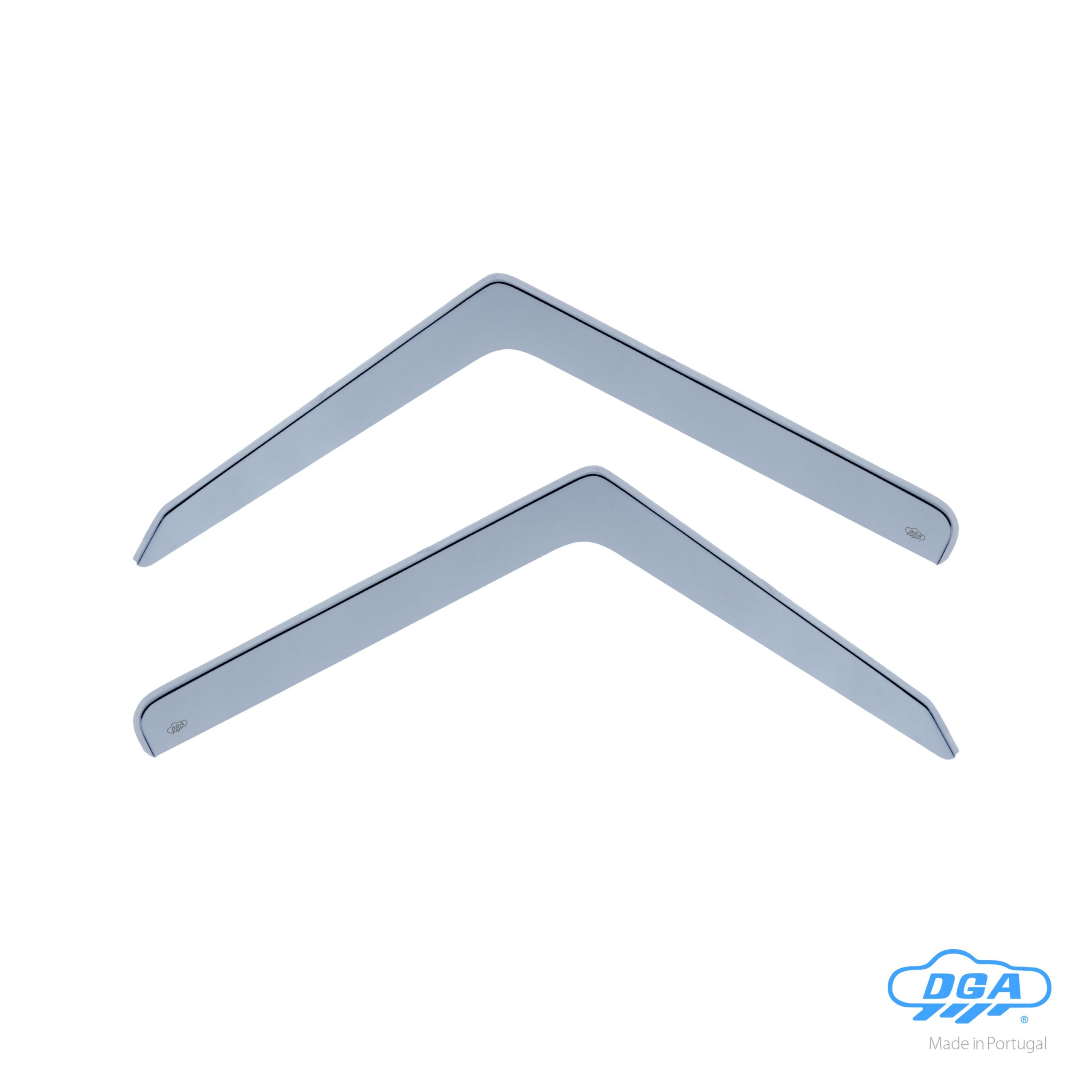 Set deflettori aria anteriori ad incastro, tipo lungo - compatibile per Land Rover Defender 3p (01/90>07/10) - Land Rover Defender 5p (01/90>07/10)